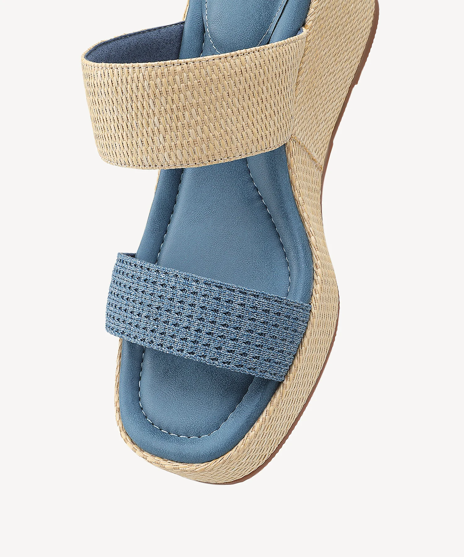 CrestWedge Double Strap Espadrilles Sandal - Image 17