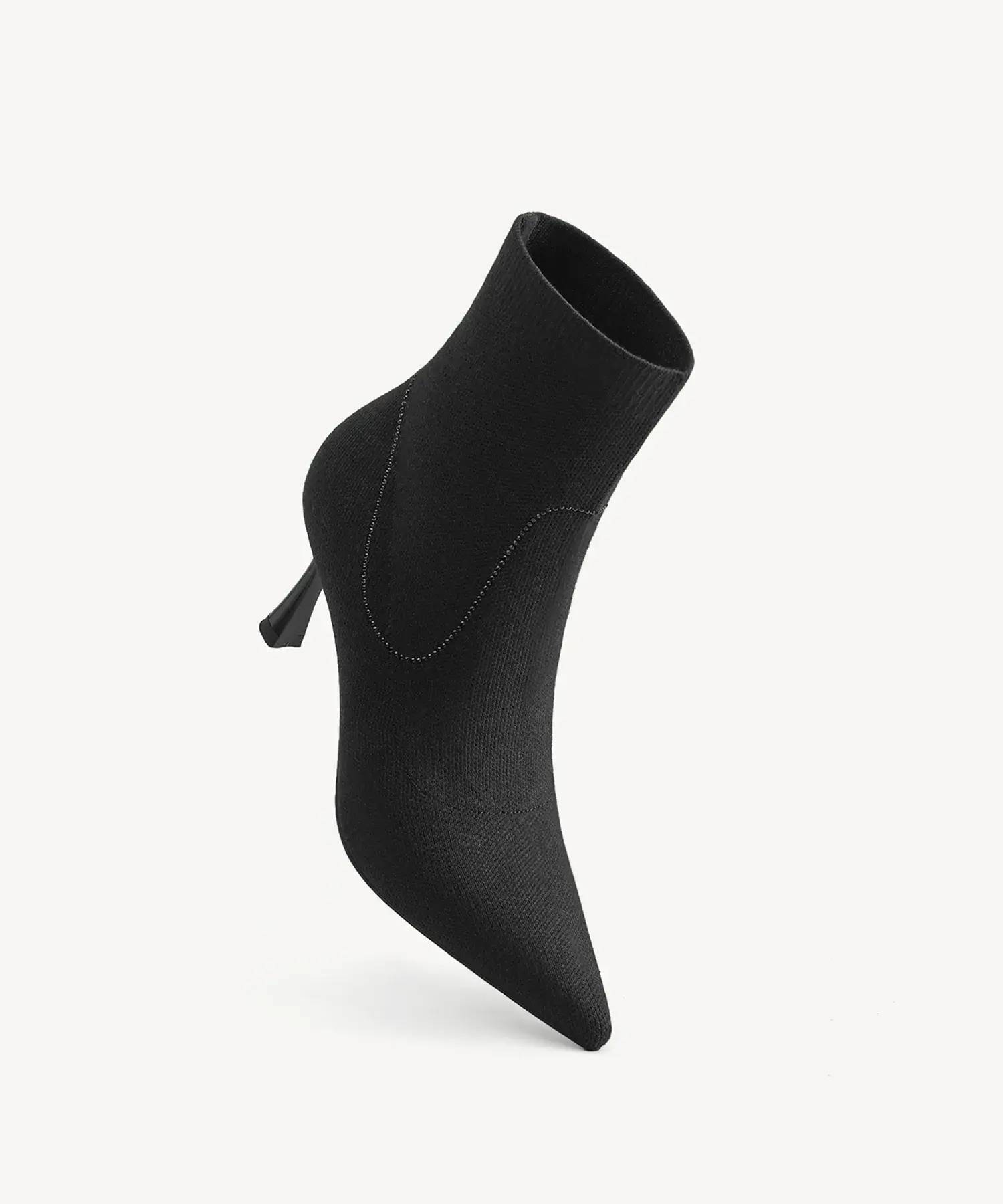 CrystaLine Pointed Toe Heeled Ankle Boot - Image 9