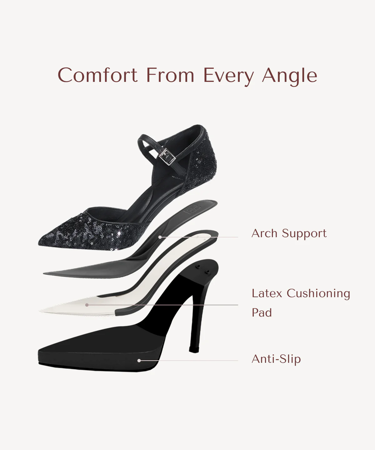 Spotlight Dazzling Strapped Stiletto Pump - Image 10