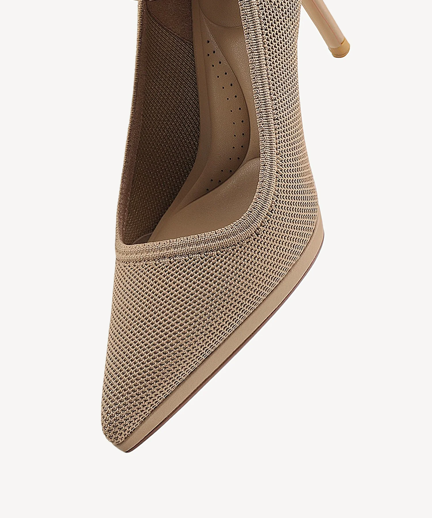 DeltaVista Pointed Toe Heeled Platform Pump - Image 10