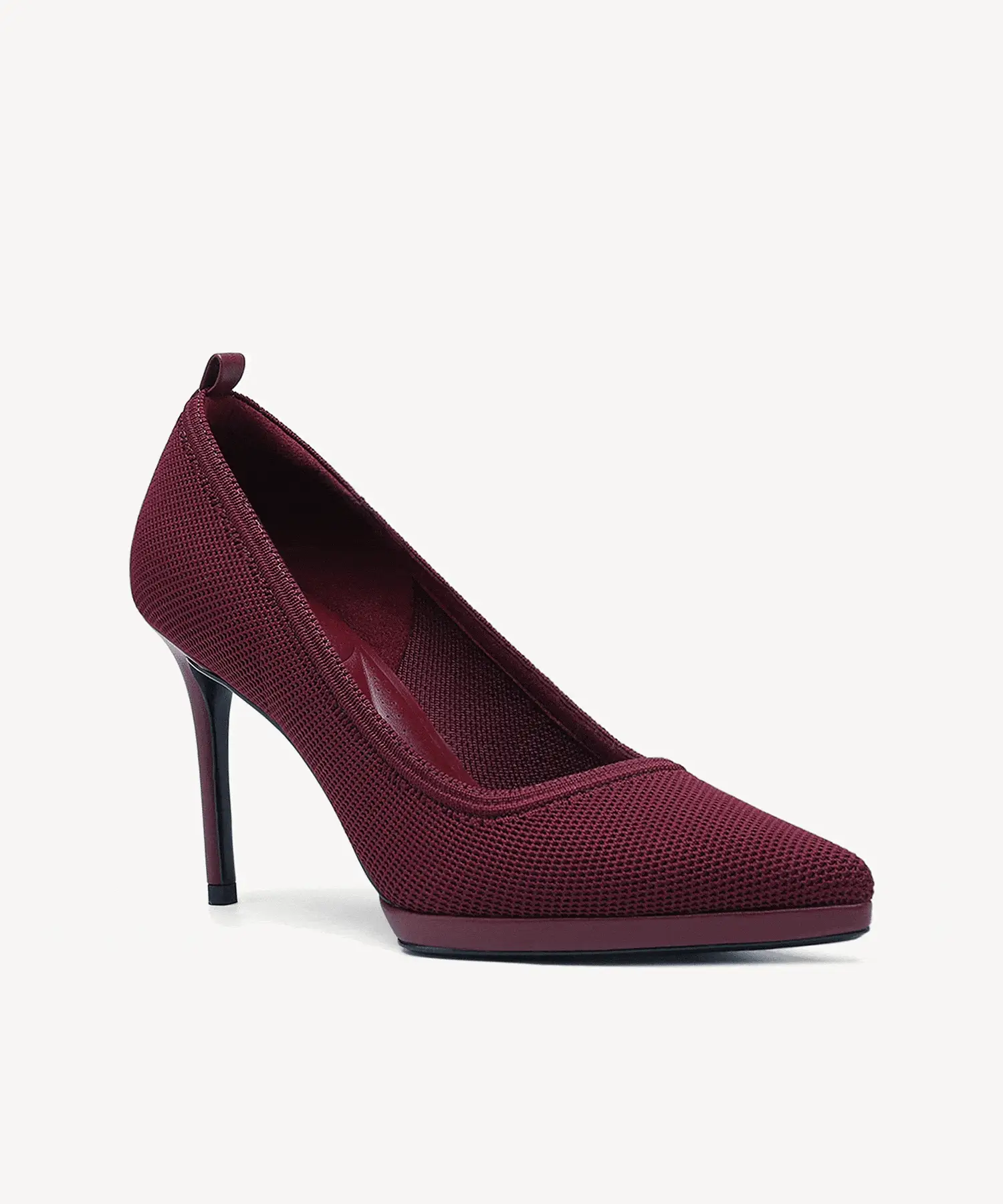 DeltaVista Pointed Toe Heeled Platform Pump - Image 13