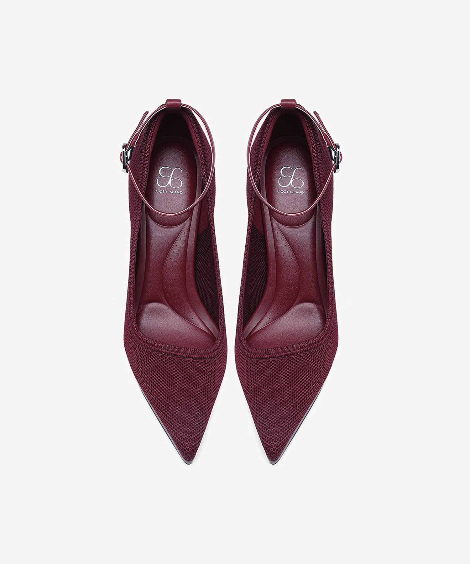 DeltaVista Pointed Toe Heeled Platform Pump - Image 14