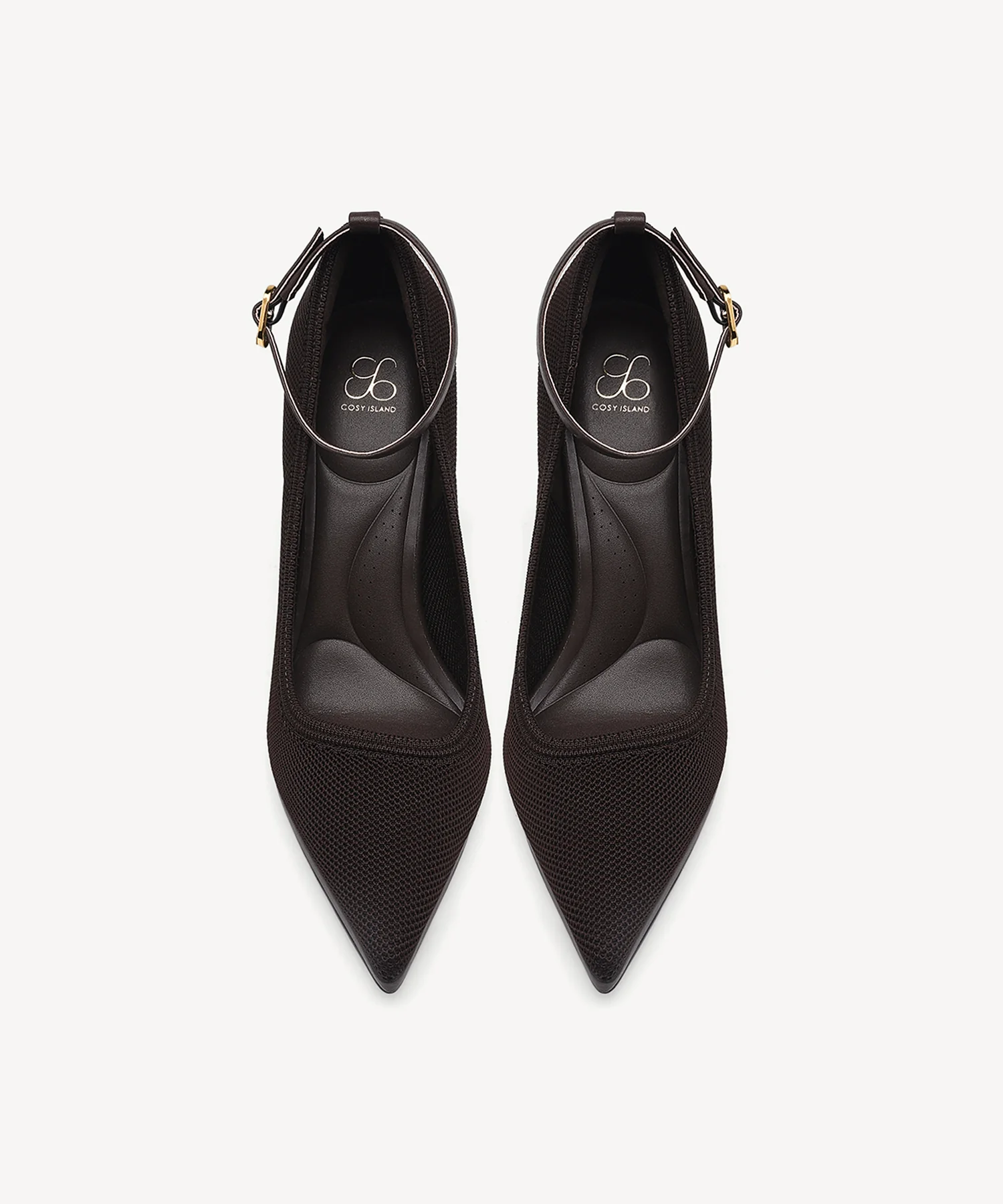 DeltaVista Pointed Toe Heeled Platform Pump - Image 20