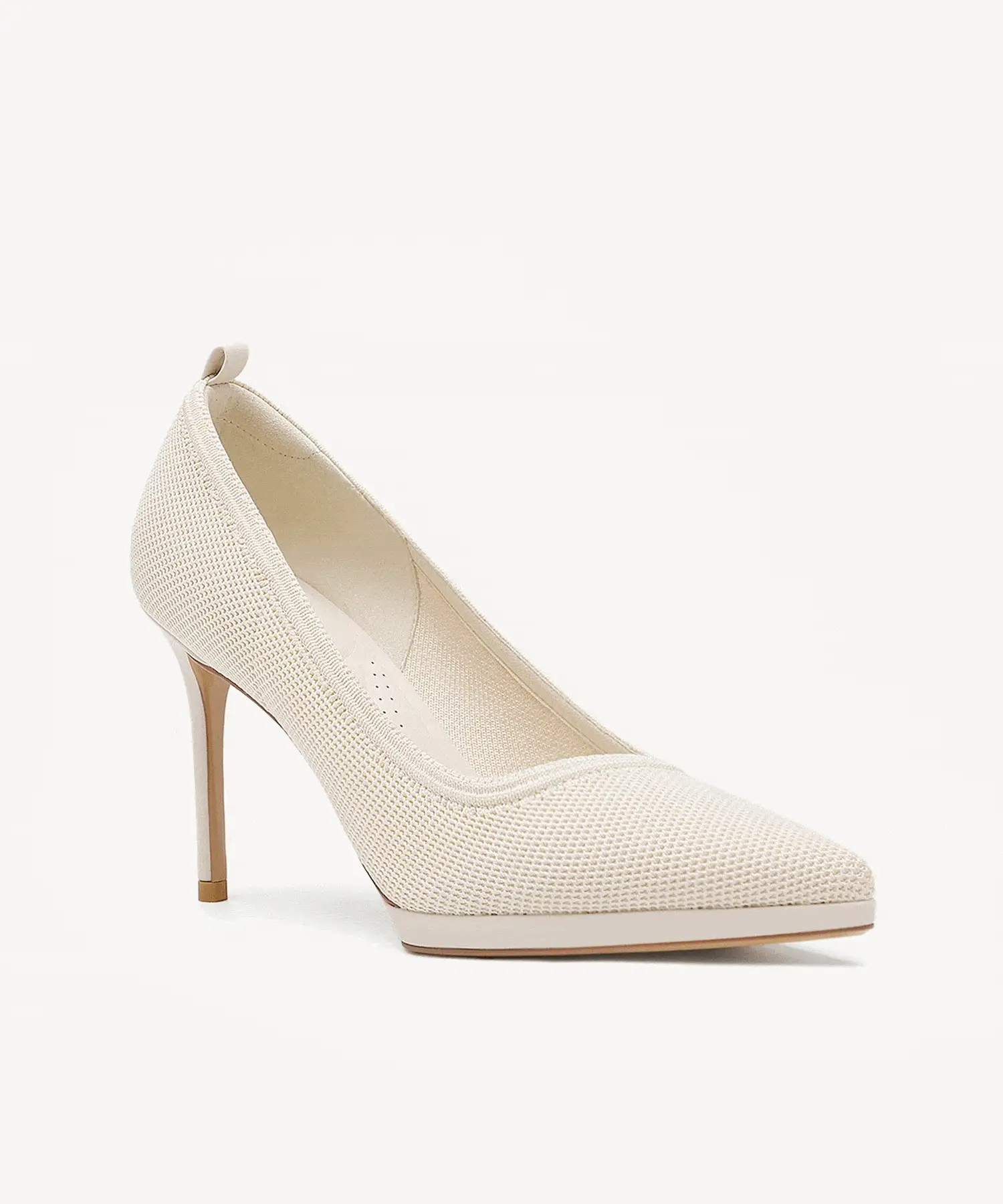 DeltaVista Pointed Toe Heeled Platform Pump - Image 25