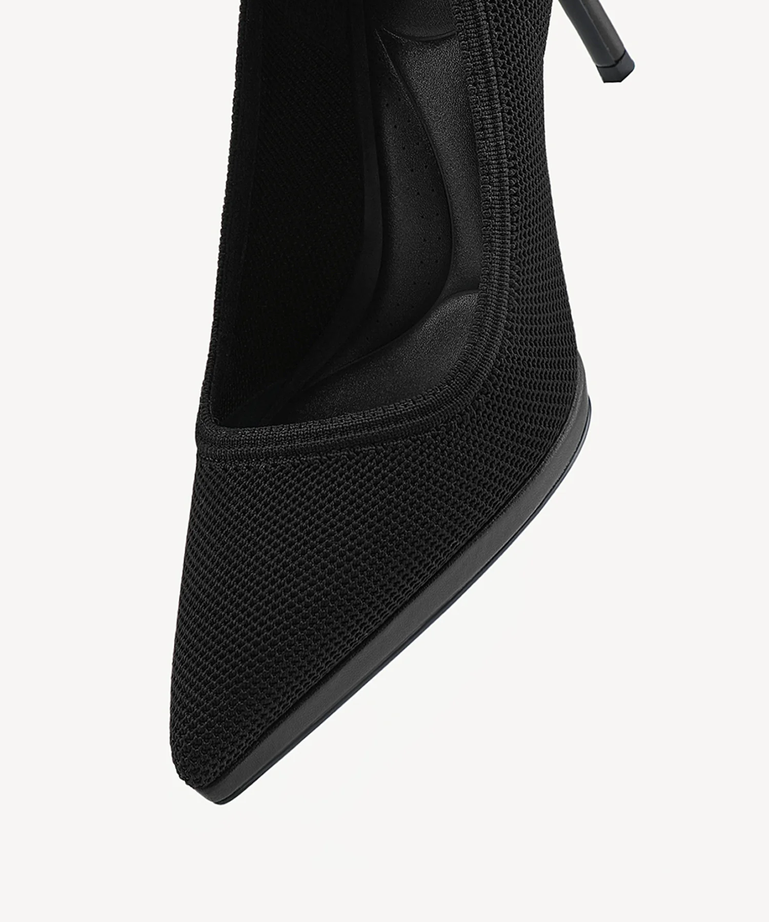 DeltaVista Pointed Toe Heeled Platform Pump - Image 4