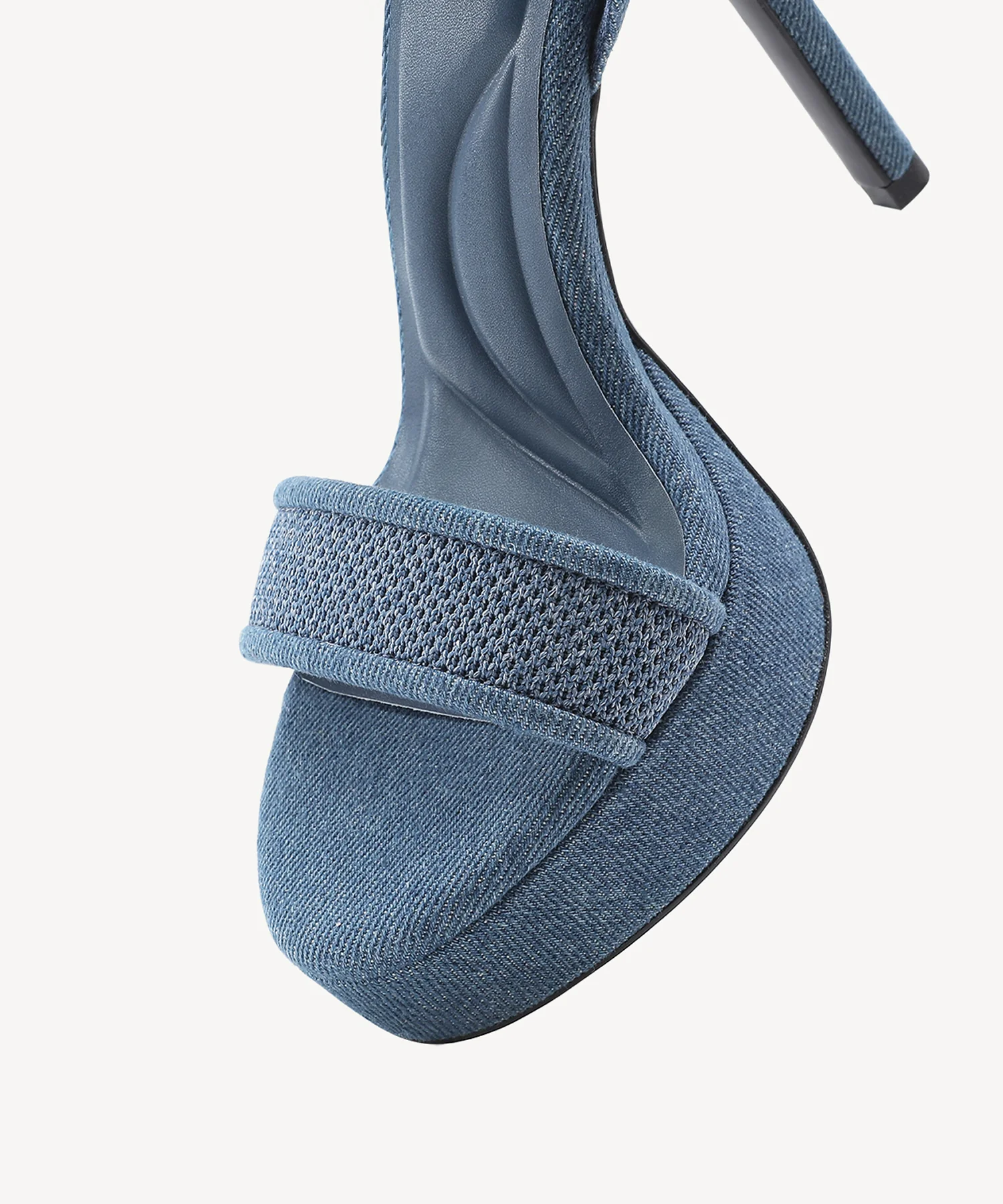 DenimLoft Strapped Platform Heeled Sandal - Image 4
