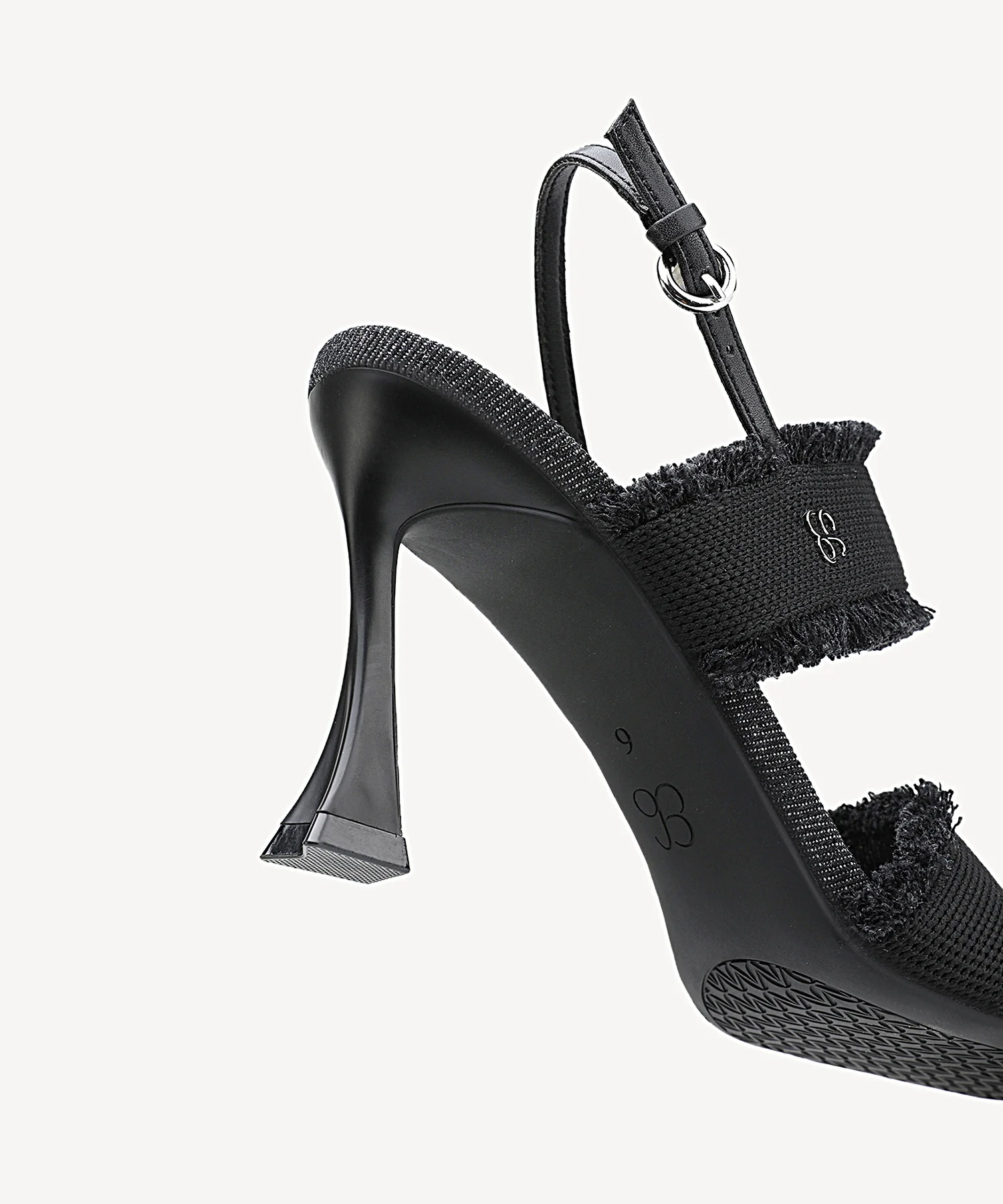 DenimTrim Square Toe Stiletto Sandal - Image 11