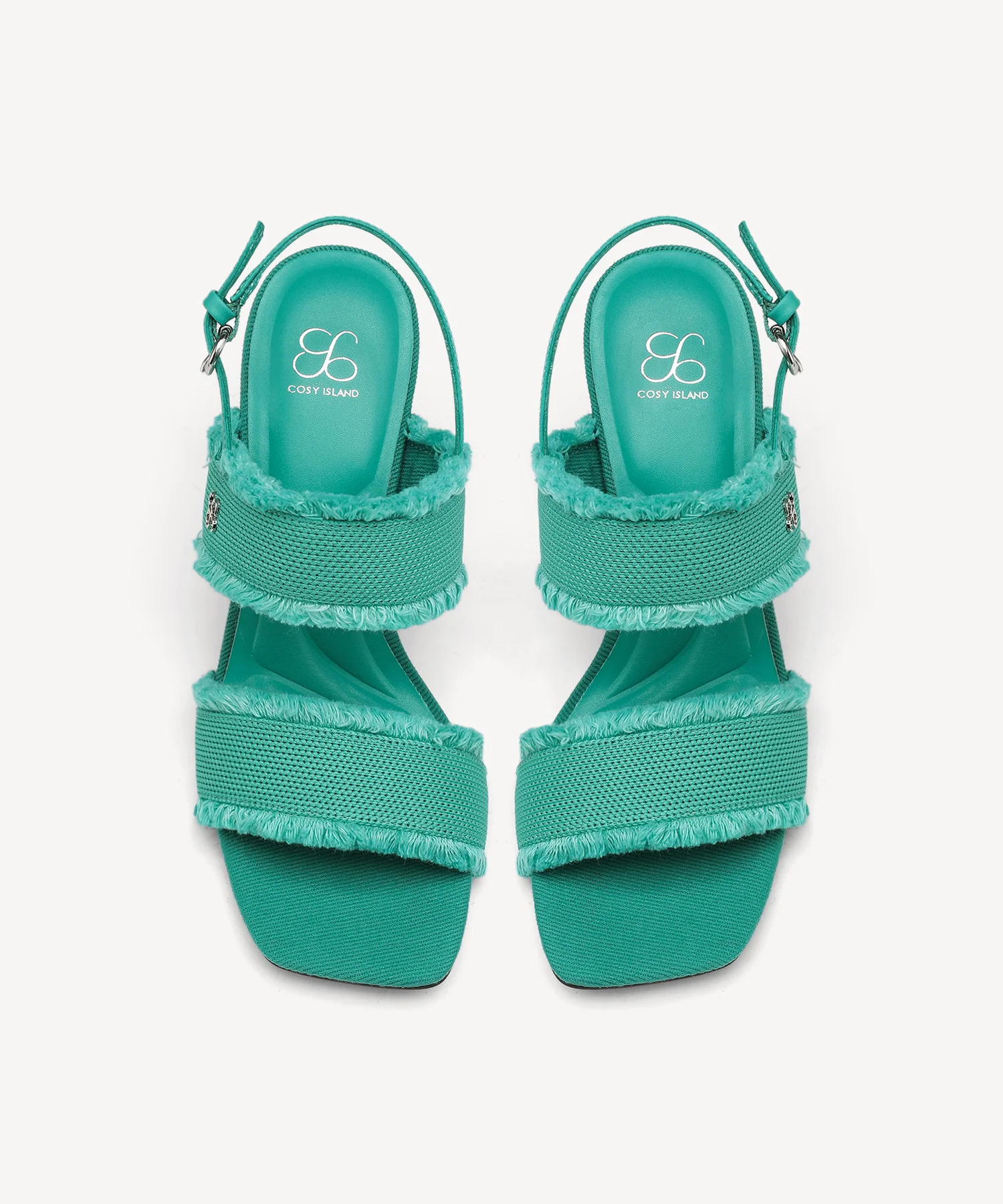 DenimTrim Square Toe Stiletto Sandal - Image 14