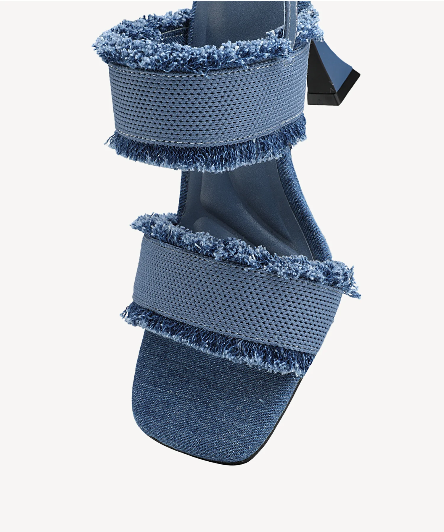 DenimTrim Square Toe Stiletto Sandal - Image 4