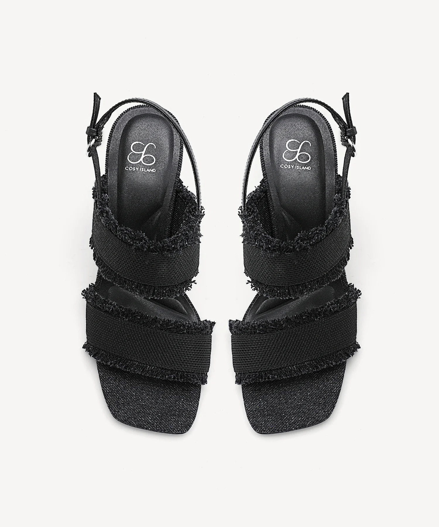 DenimTrim Square Toe Stiletto Sandal - Image 8