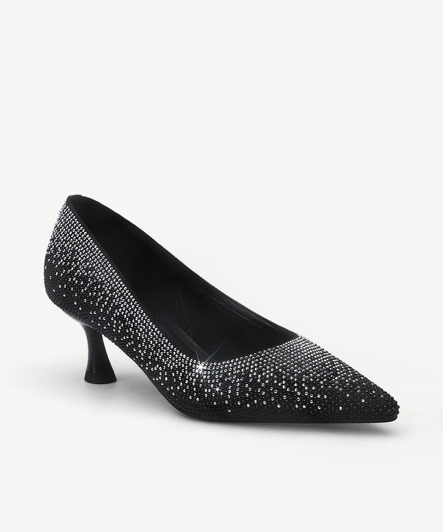 EternalPace Diamond Pointed Toe Heeled Pump - Low Heeled - Image 19