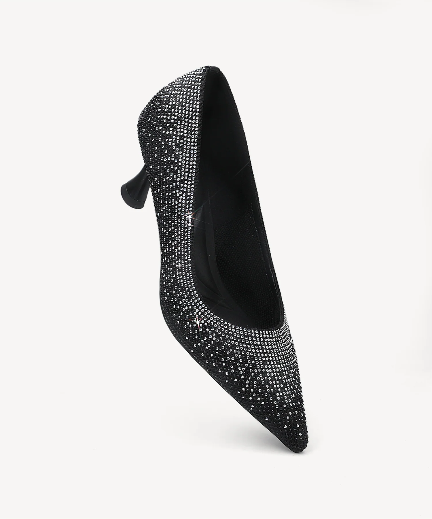 EternalPace Diamond Pointed Toe Heeled Pump - Low Heeled - Image 21