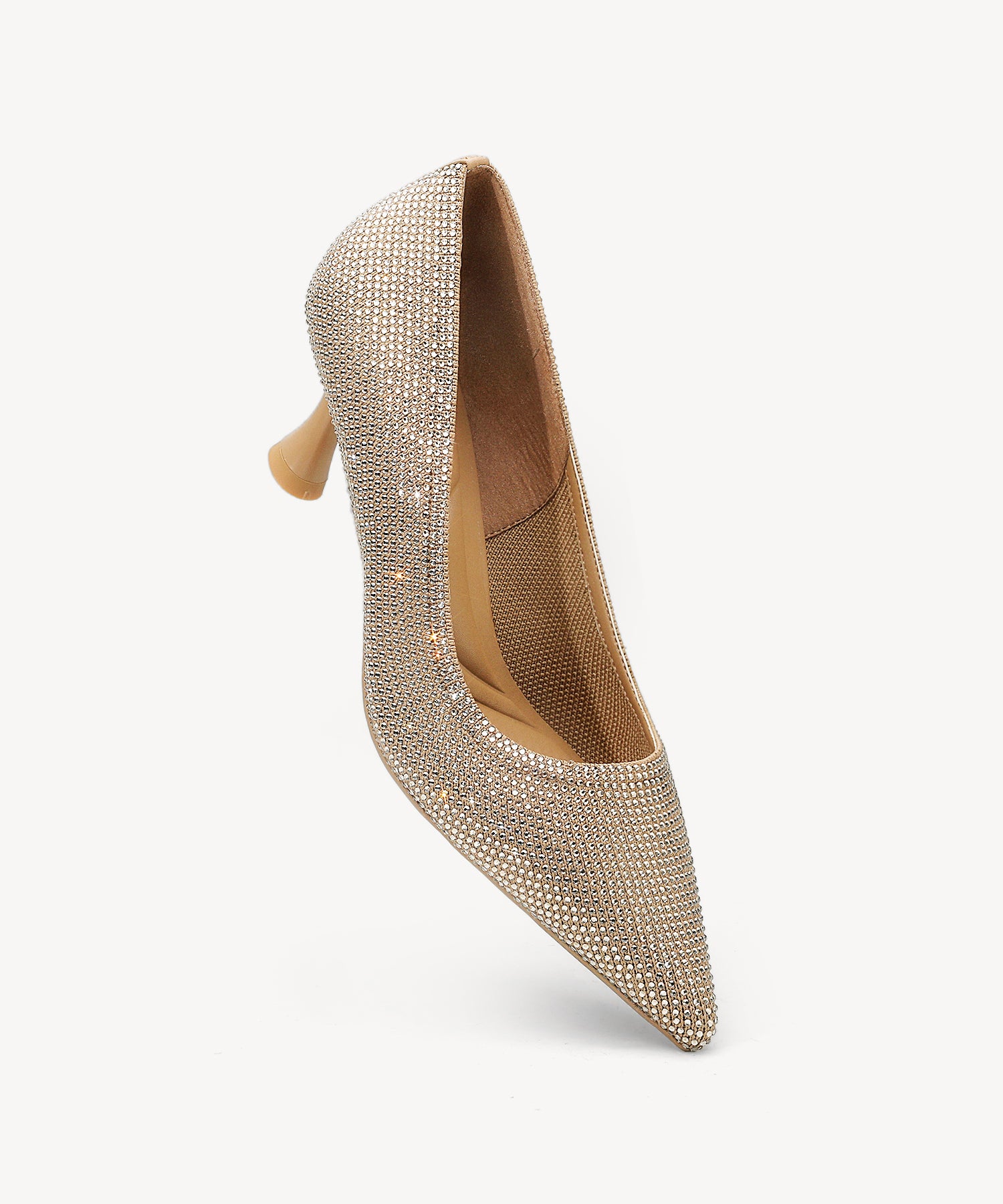 EternalPace Diamond Pointed Toe Heeled Pump - Low Heeled - Image 9