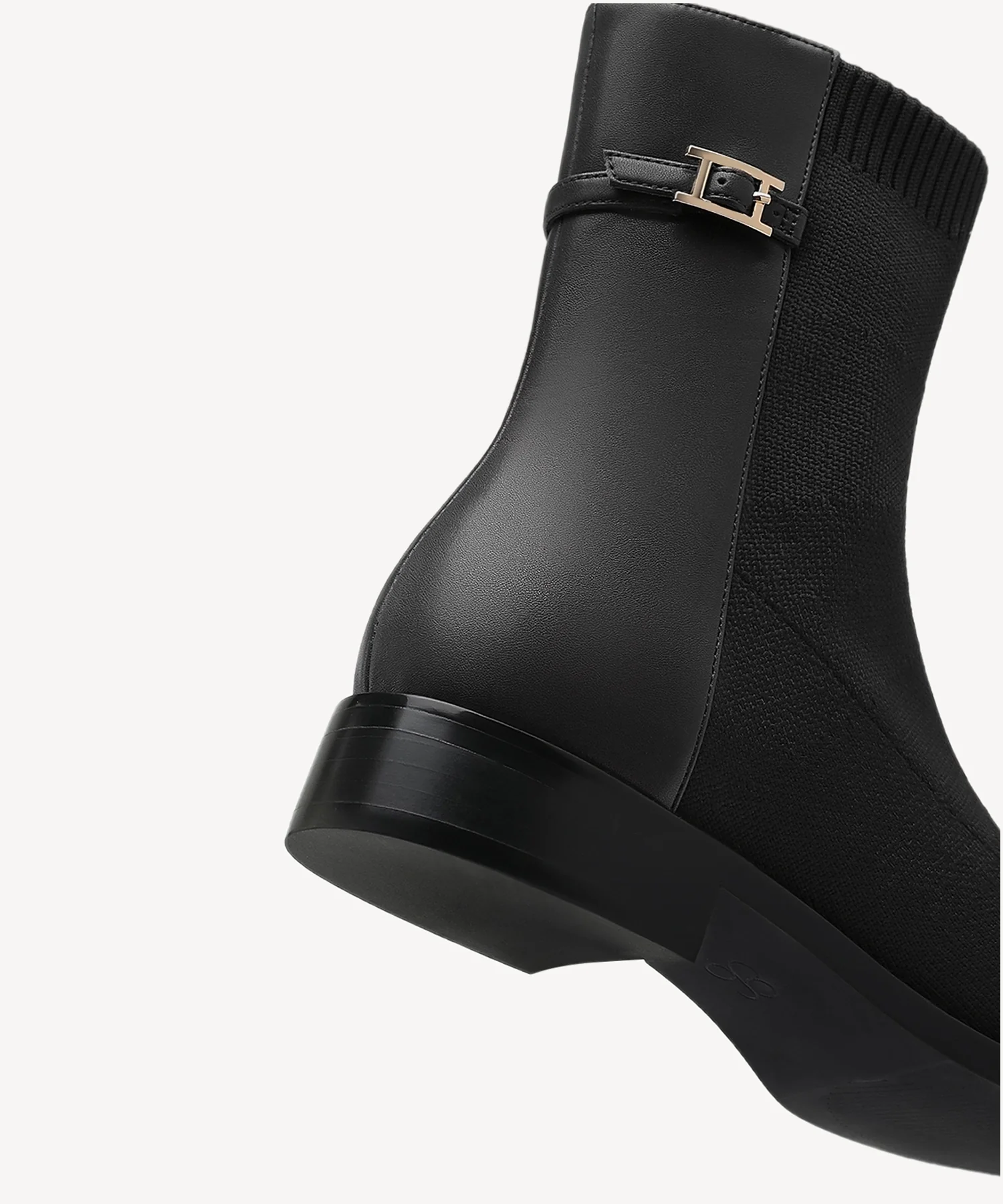 EaseWalk Round Toe Sock Flat Ankle Boot - Image 5