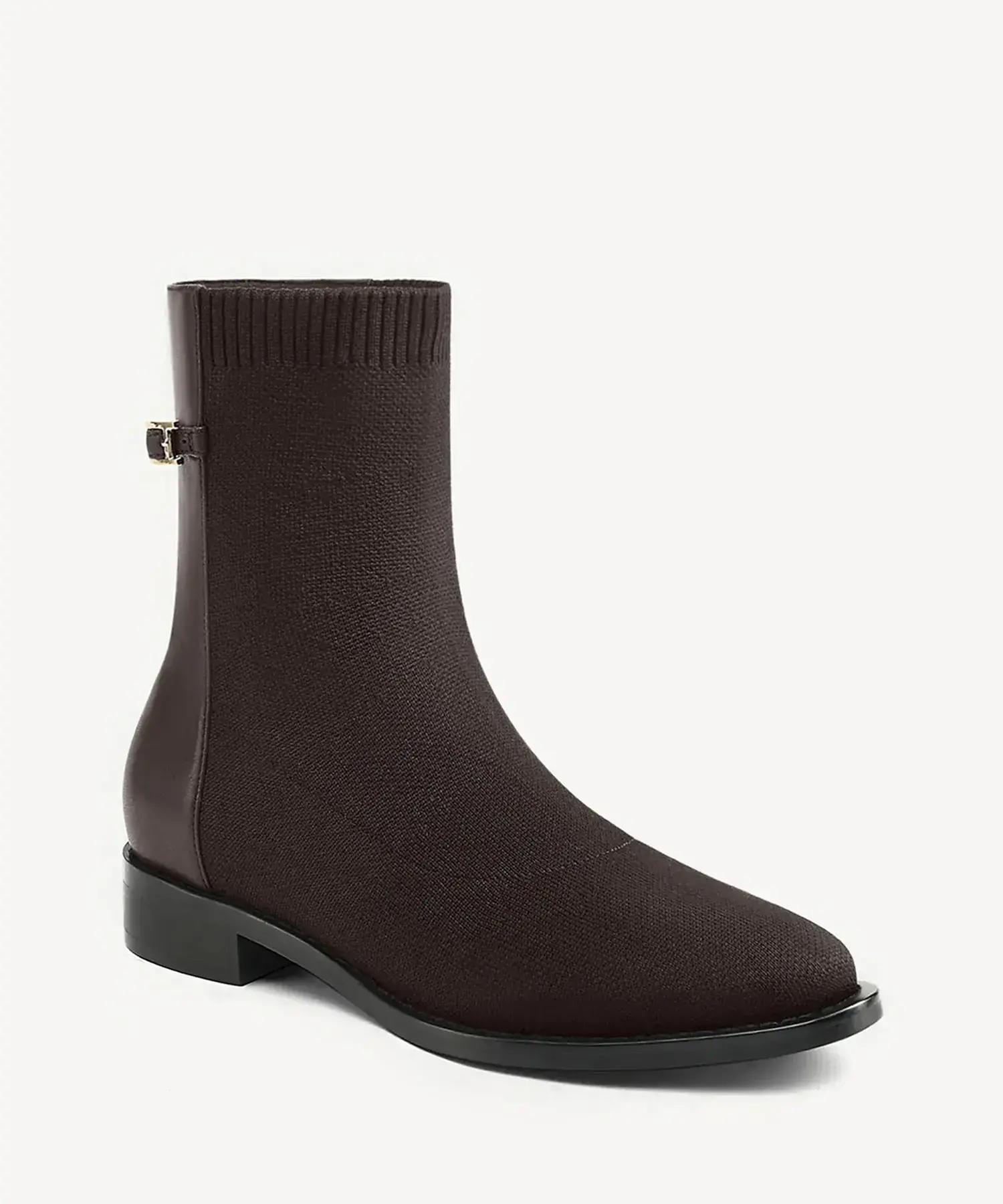 EaseWalk Round Toe Sock Flat Ankle Boot - Image 7