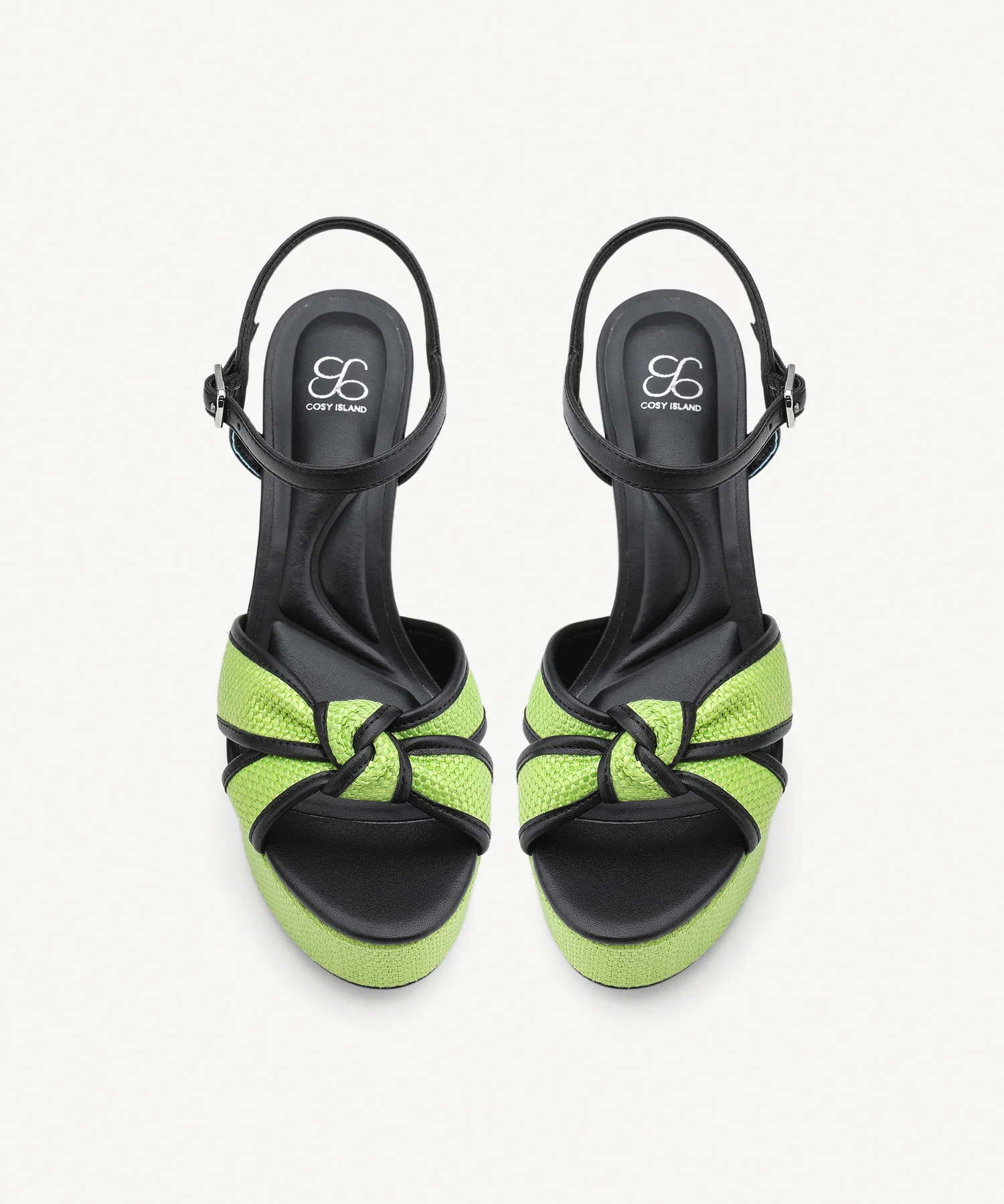 Elegance Raffia Platform Sandal - Image 14