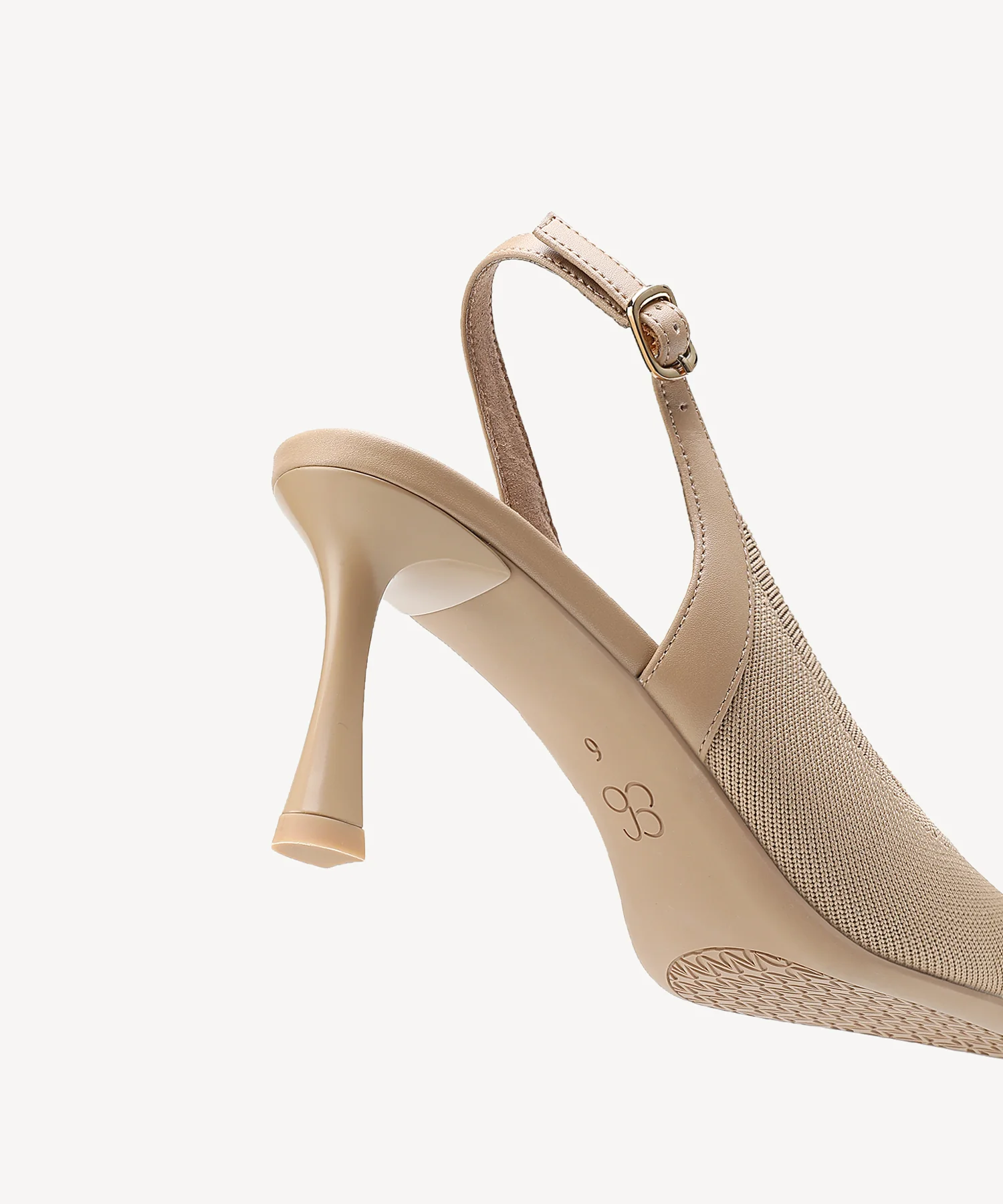 Elegant Ligne Pointed Toe Heeled Slingback - Image 11