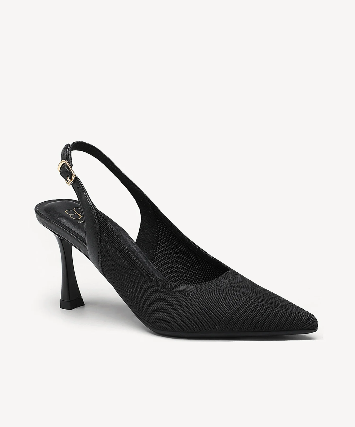 Elegant Ligne Pointed Toe Heeled Slingback - Image 13