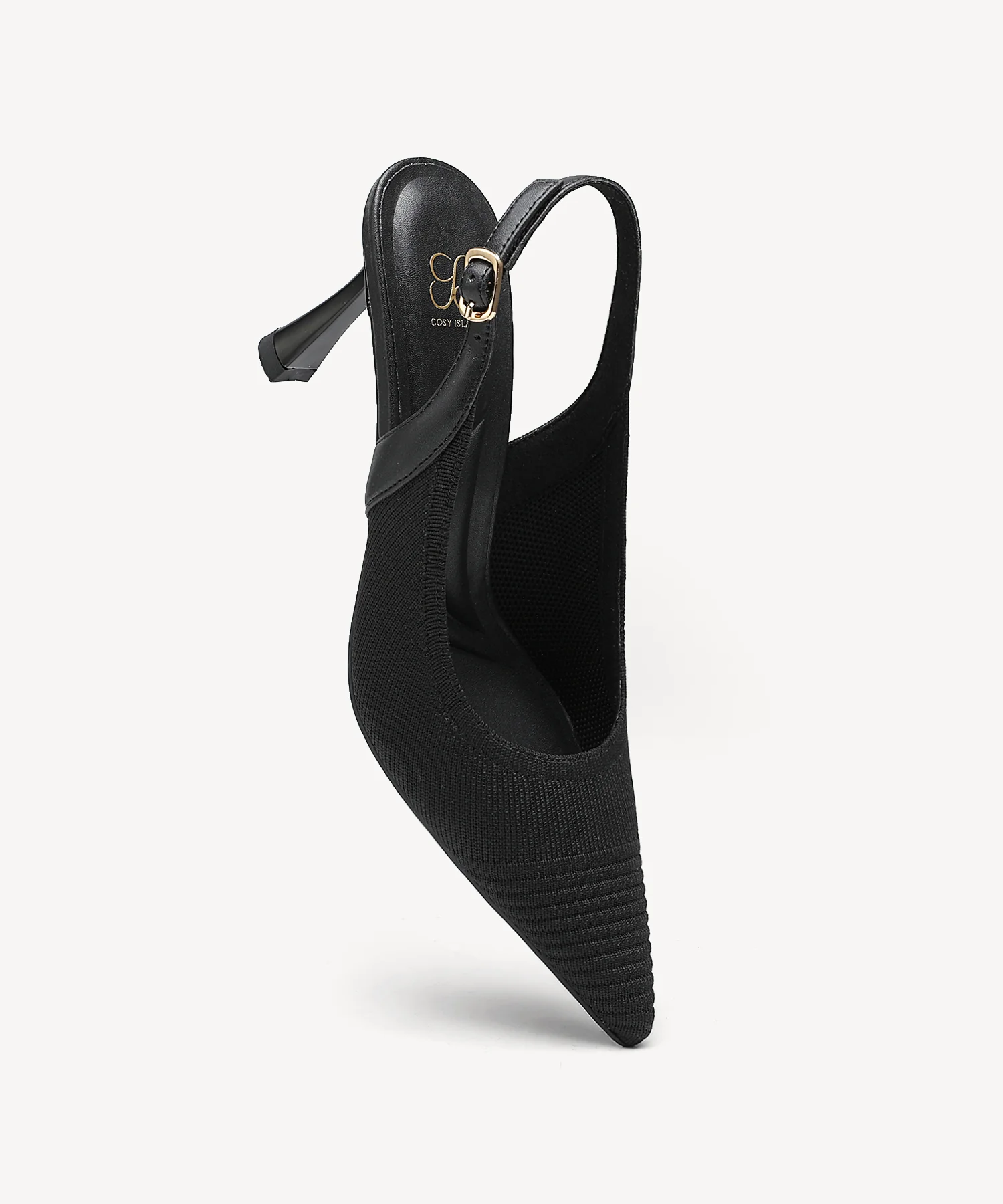 Elegant Ligne Pointed Toe Heeled Slingback - Image 15