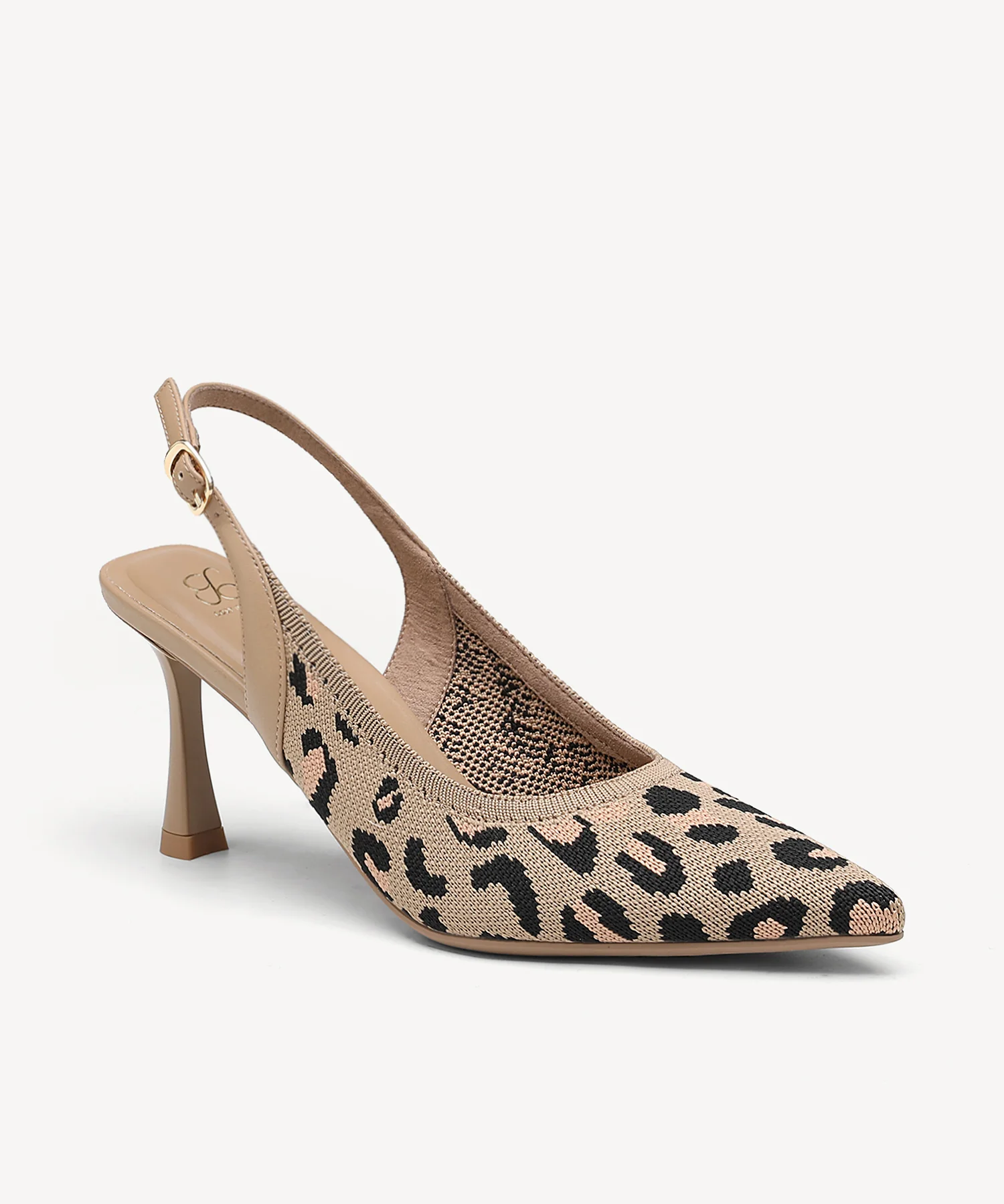 Elegant Ligne Pointed Toe Heeled Slingback - Image 19