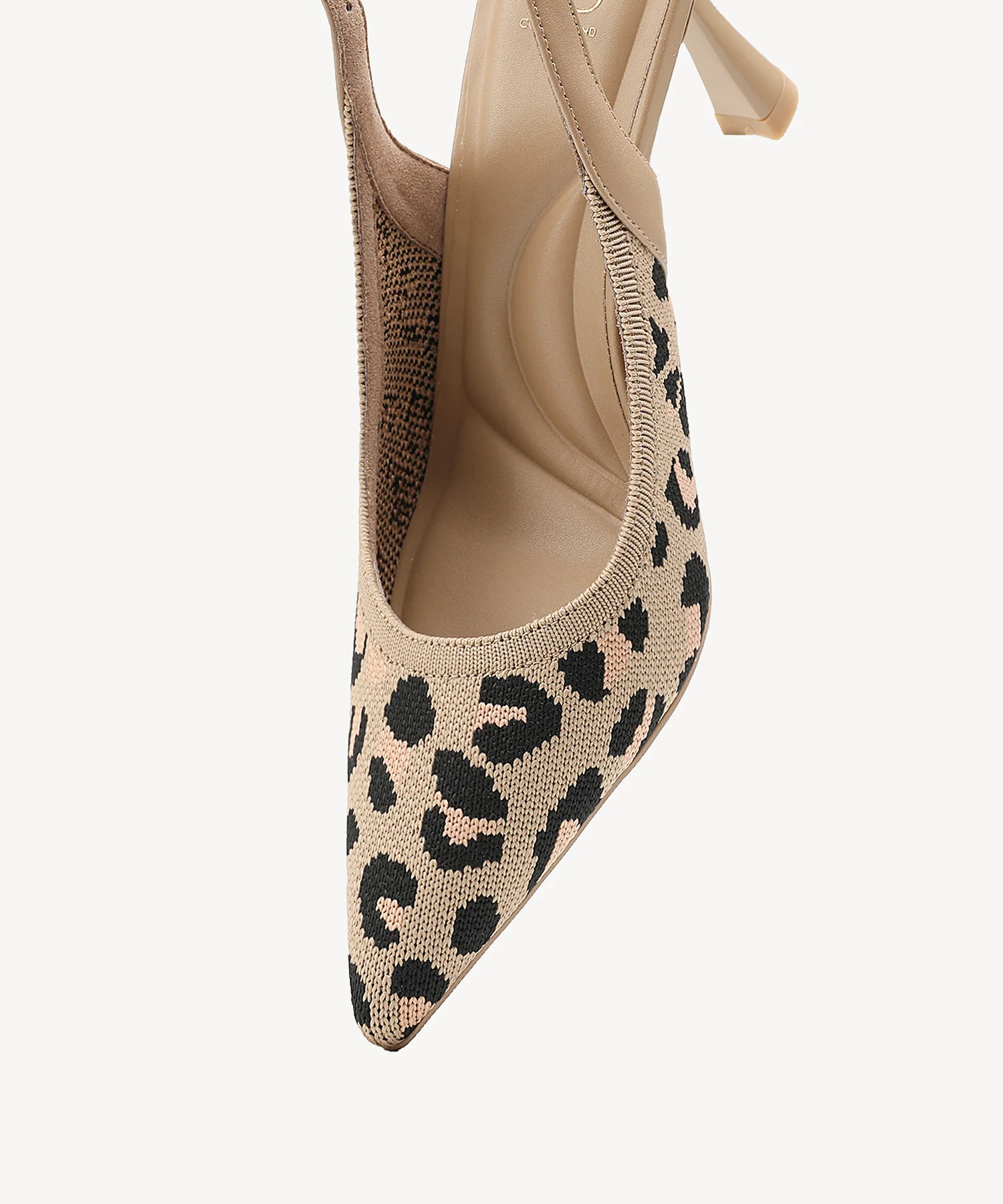 Elegant Ligne Pointed Toe Heeled Slingback - Image 22