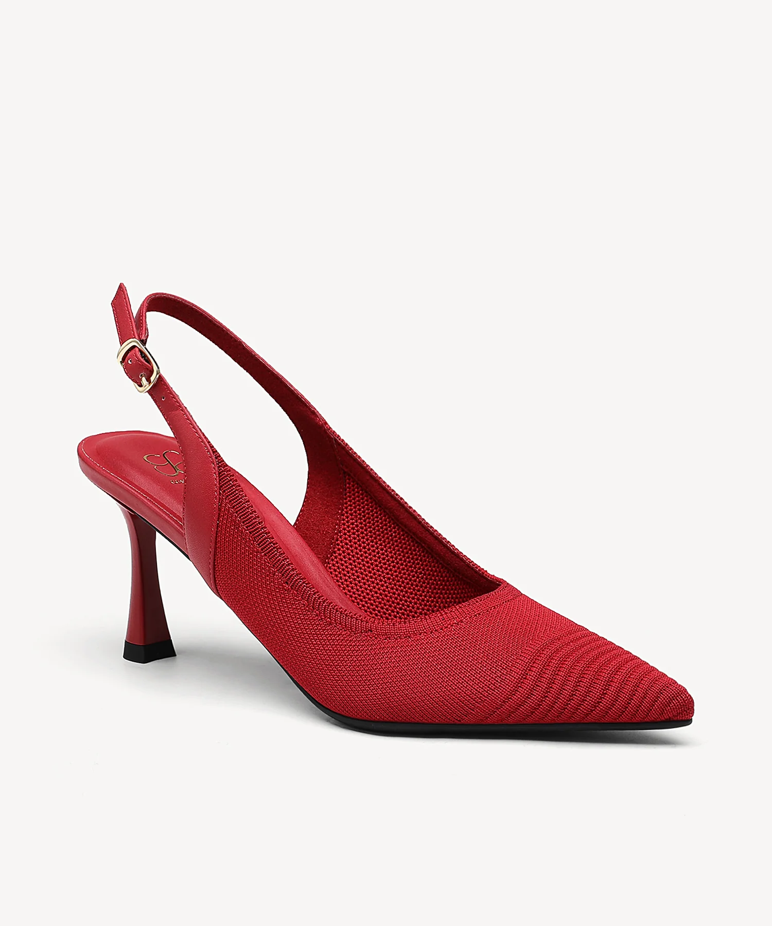 Elegant Ligne Pointed Toe Heeled Slingback - Image 25