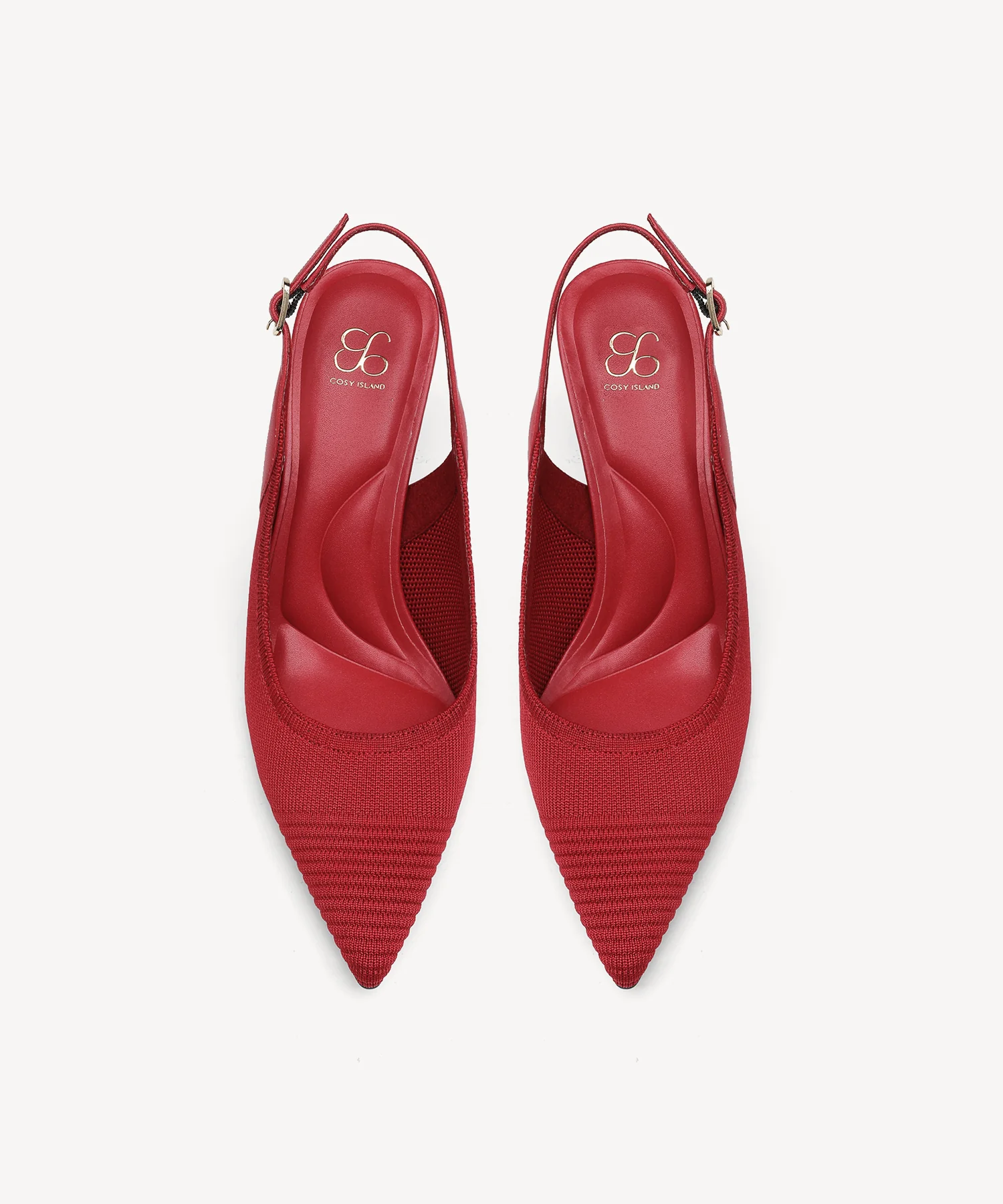 Elegant Ligne Pointed Toe Heeled Slingback - Image 26