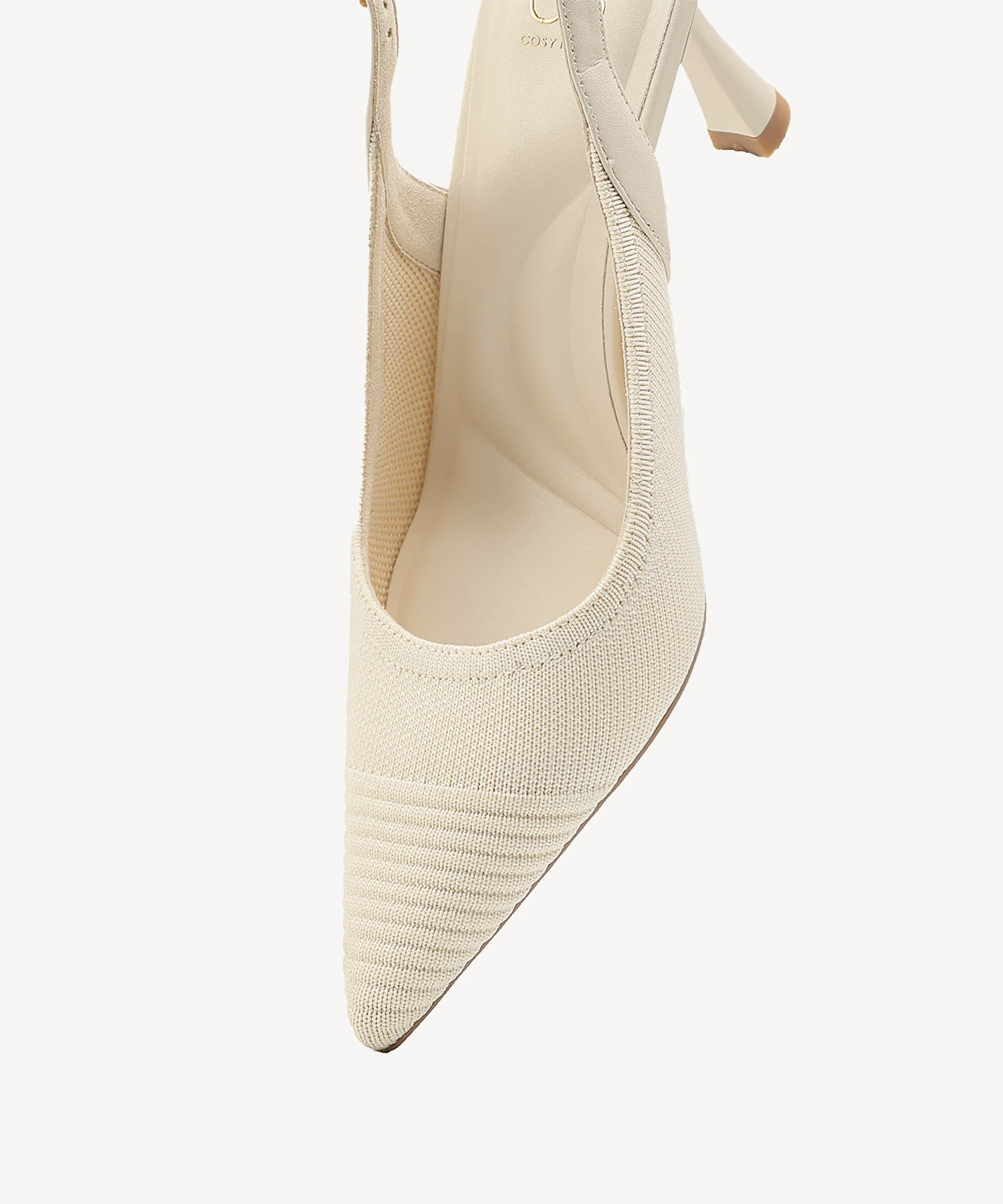 Elegant Ligne Pointed Toe Heeled Slingback - Image 4