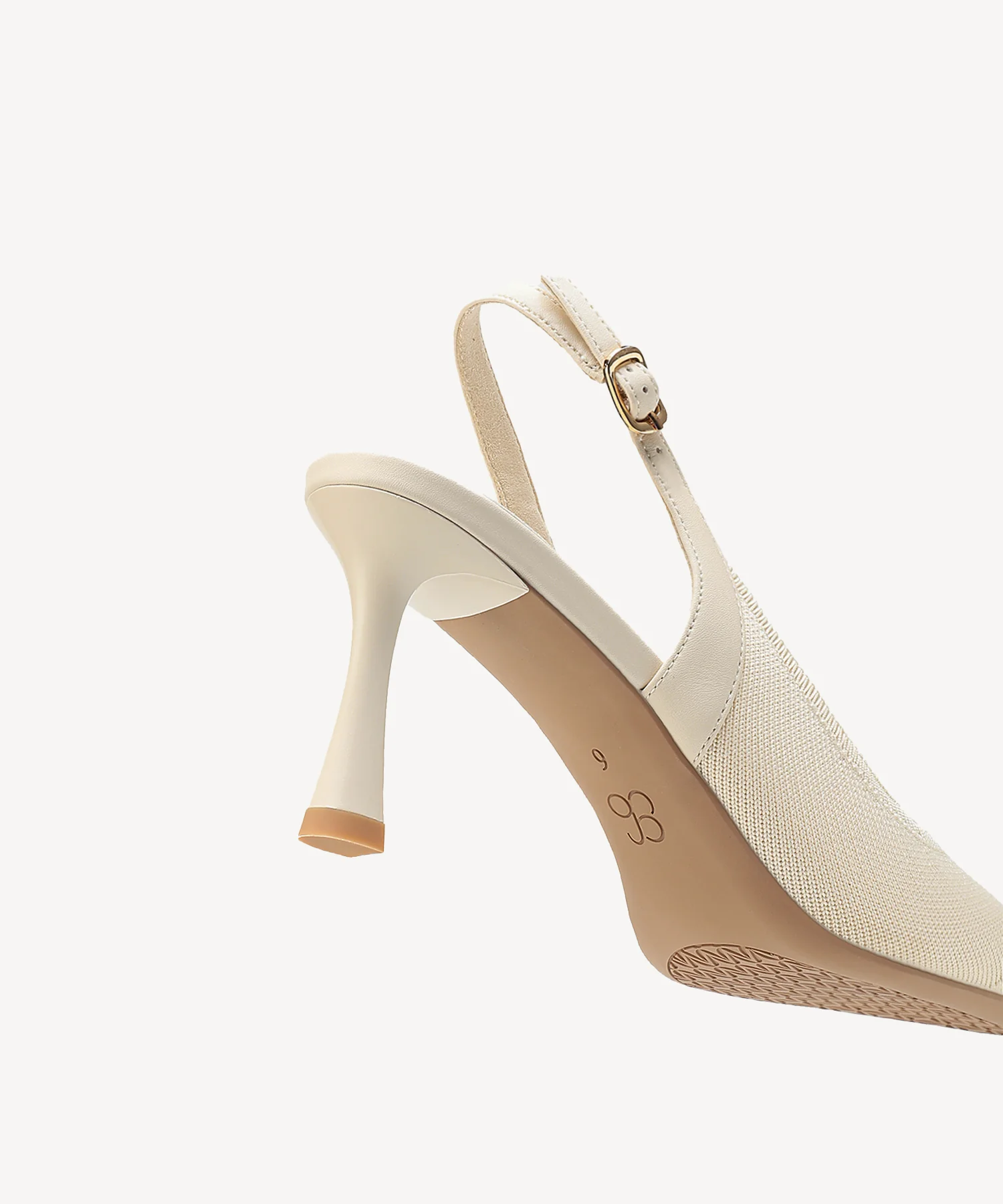 Elegant Ligne Pointed Toe Heeled Slingback - Image 5