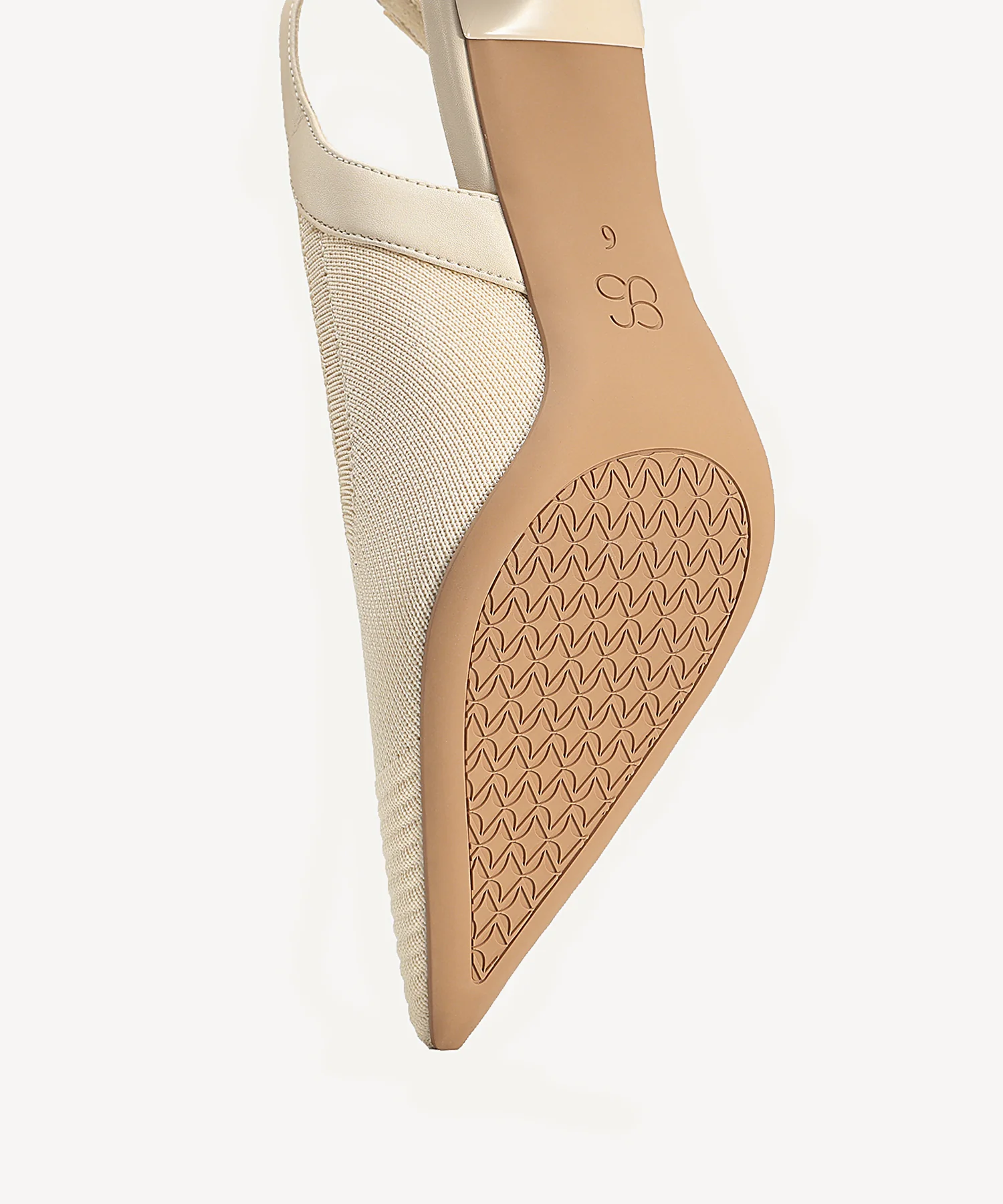 Elegant Ligne Pointed Toe Heeled Slingback - Image 6