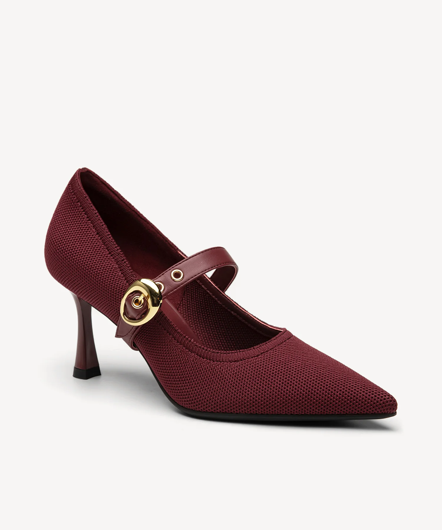 EternalPace Removable Strap Pointed Toe Heeled Pump - Image 13