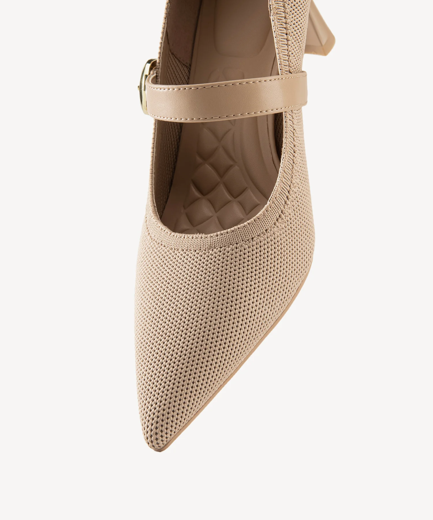 EternalPace Removable Strap Pointed Toe Heeled Pump - Image 10