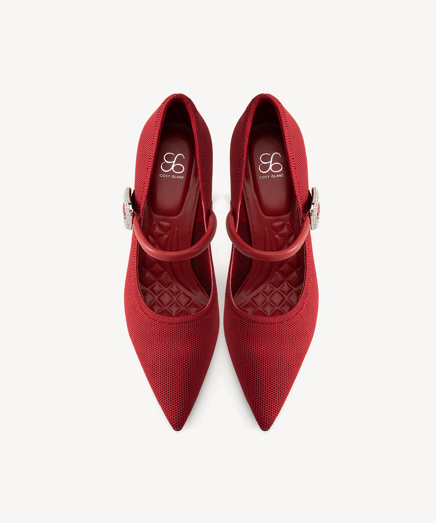 EternalPace Shimmer Buckle Pointed Toe Heeled Pump - Image 17