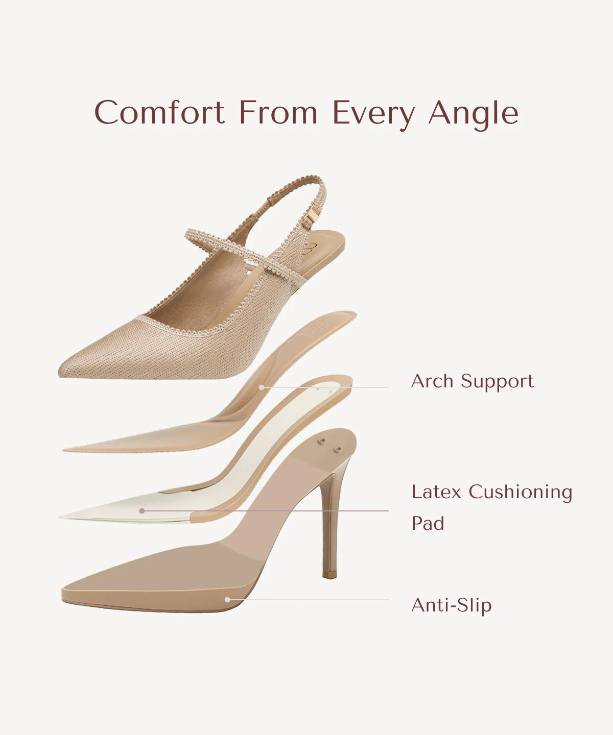 EmbroDance Pointed Toe Platform Heeled Slingback - Image 3