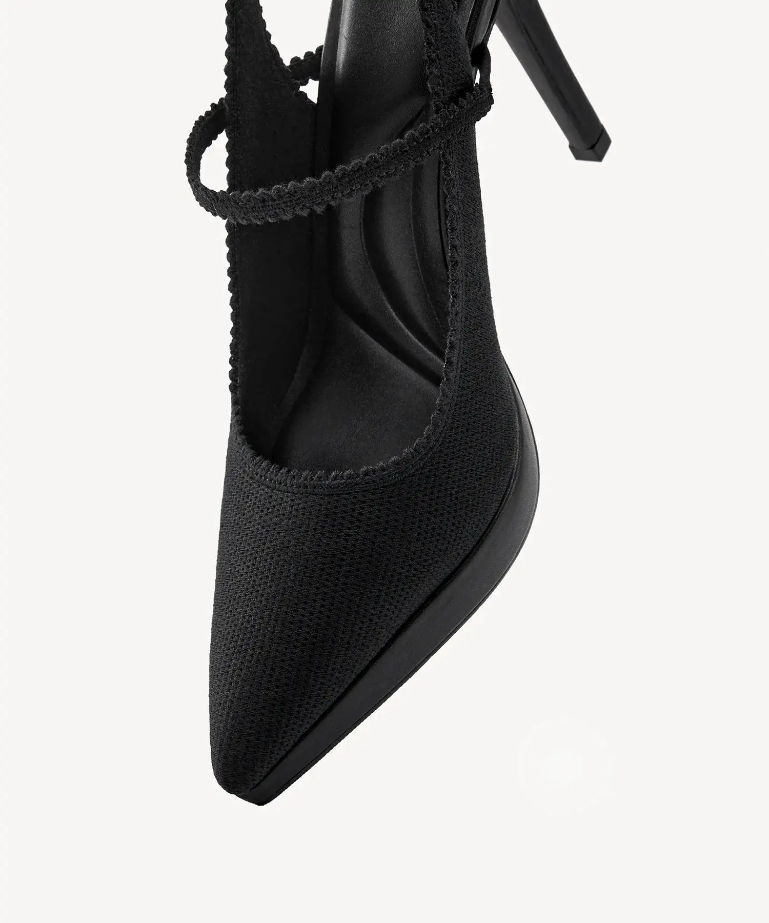 EmbroDance Pointed Toe Platform Heeled Slingback - Image 13