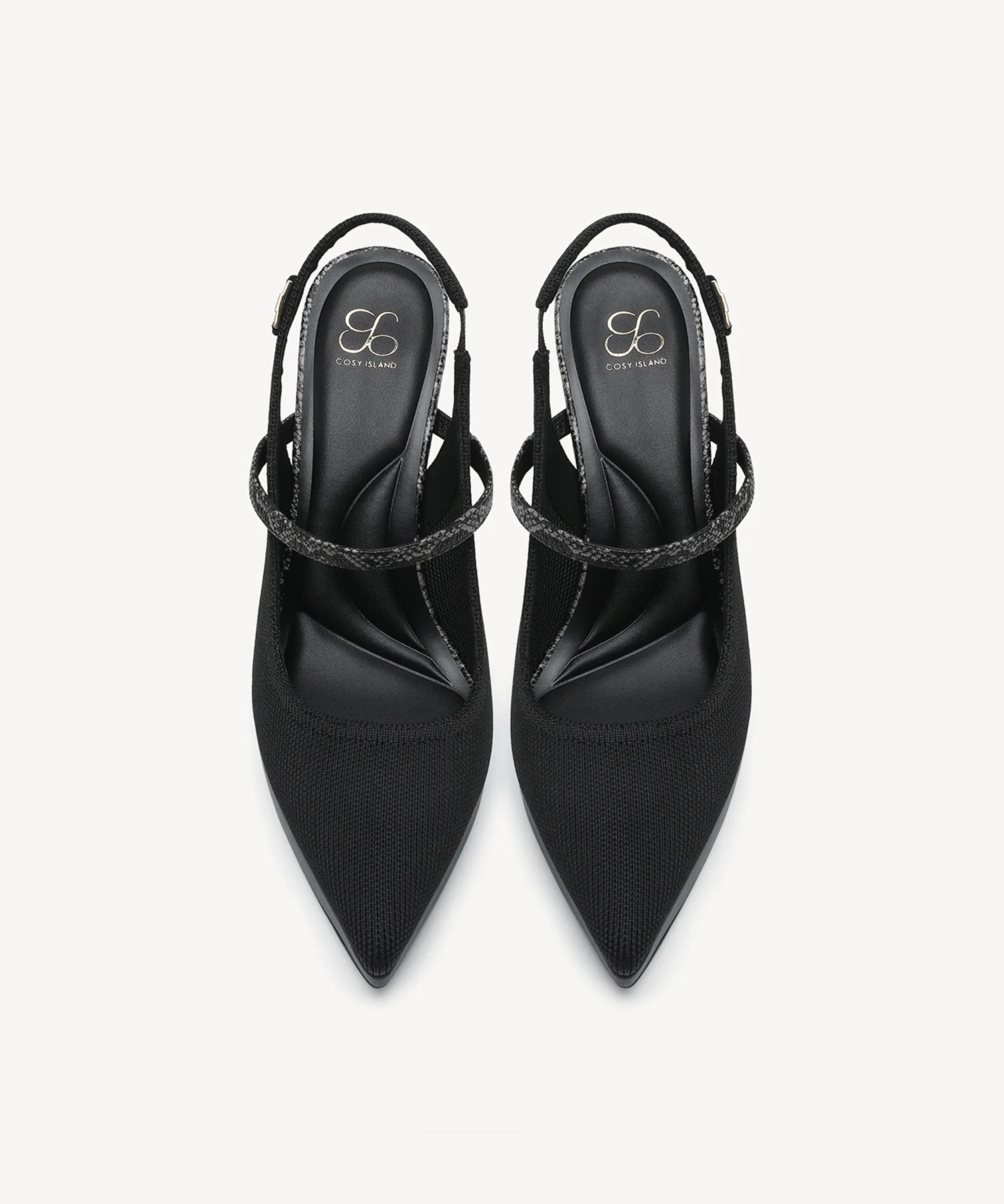 EmbroDance Pointed Toe Platform Heeled Slingback - Image 24