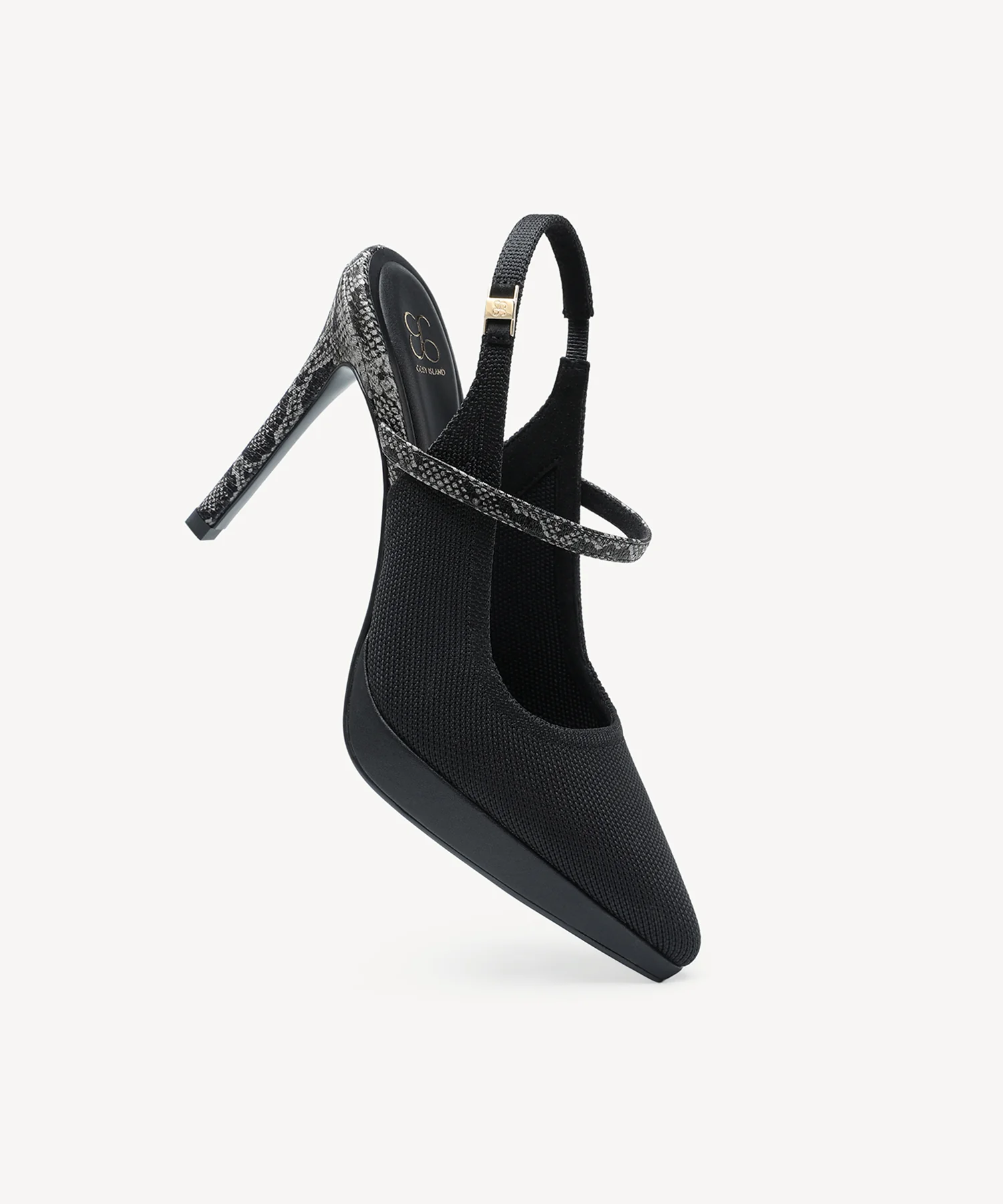 EmbroDance Pointed Toe Platform Heeled Slingback - Image 26