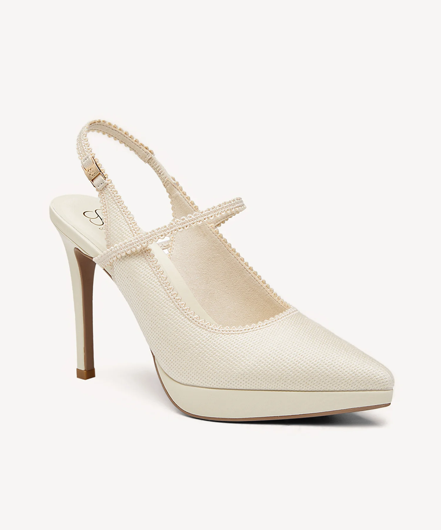 EmbroDance Pointed Toe Platform Heeled Slingback - Image 51