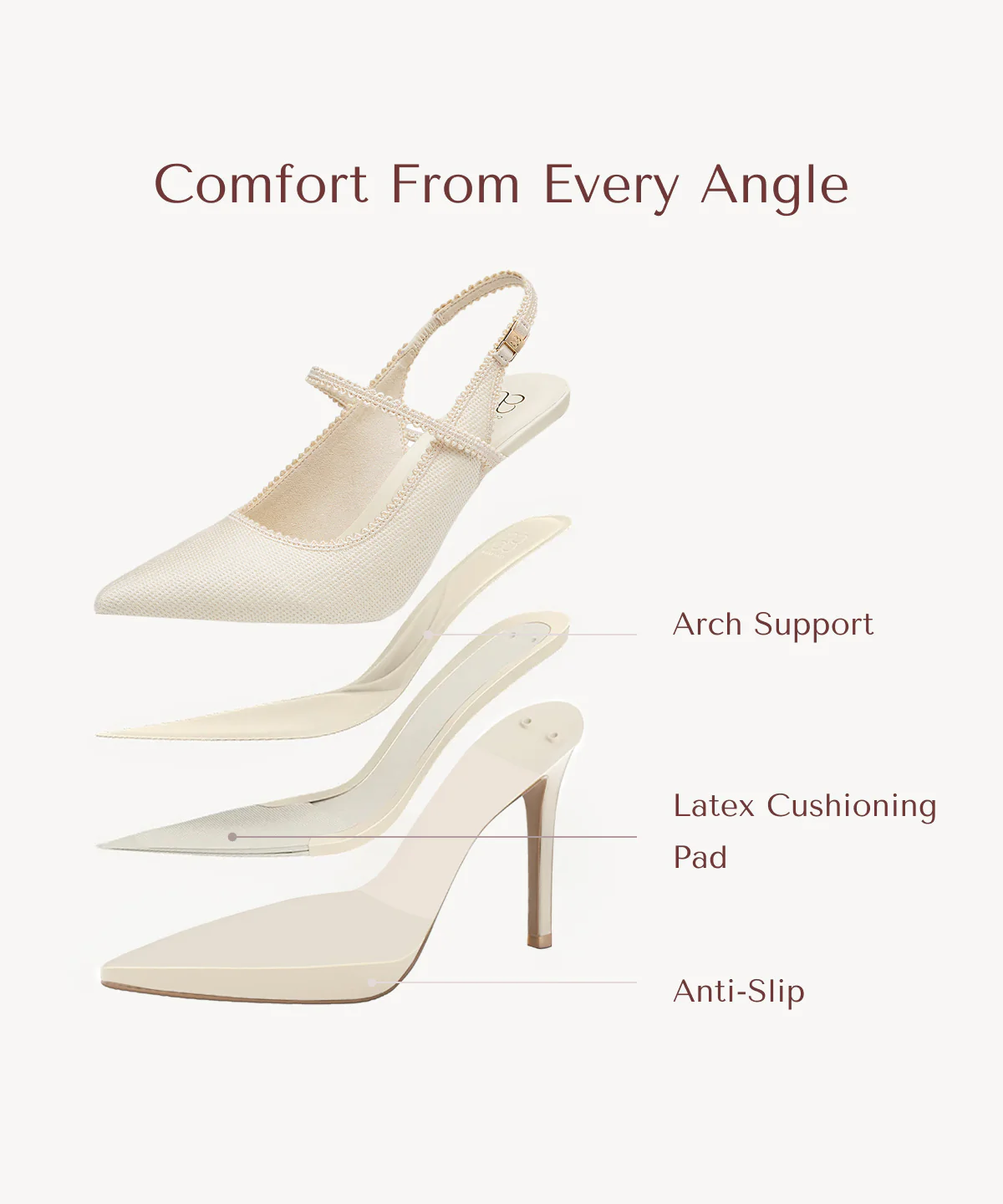 EmbroDance Pointed Toe Platform Heeled Slingback - Image 53