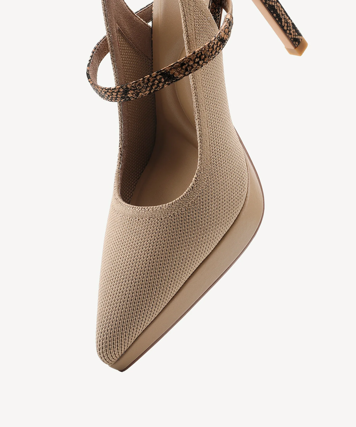 EmbroDance Pointed Toe Platform Heeled Slingback - Image 48