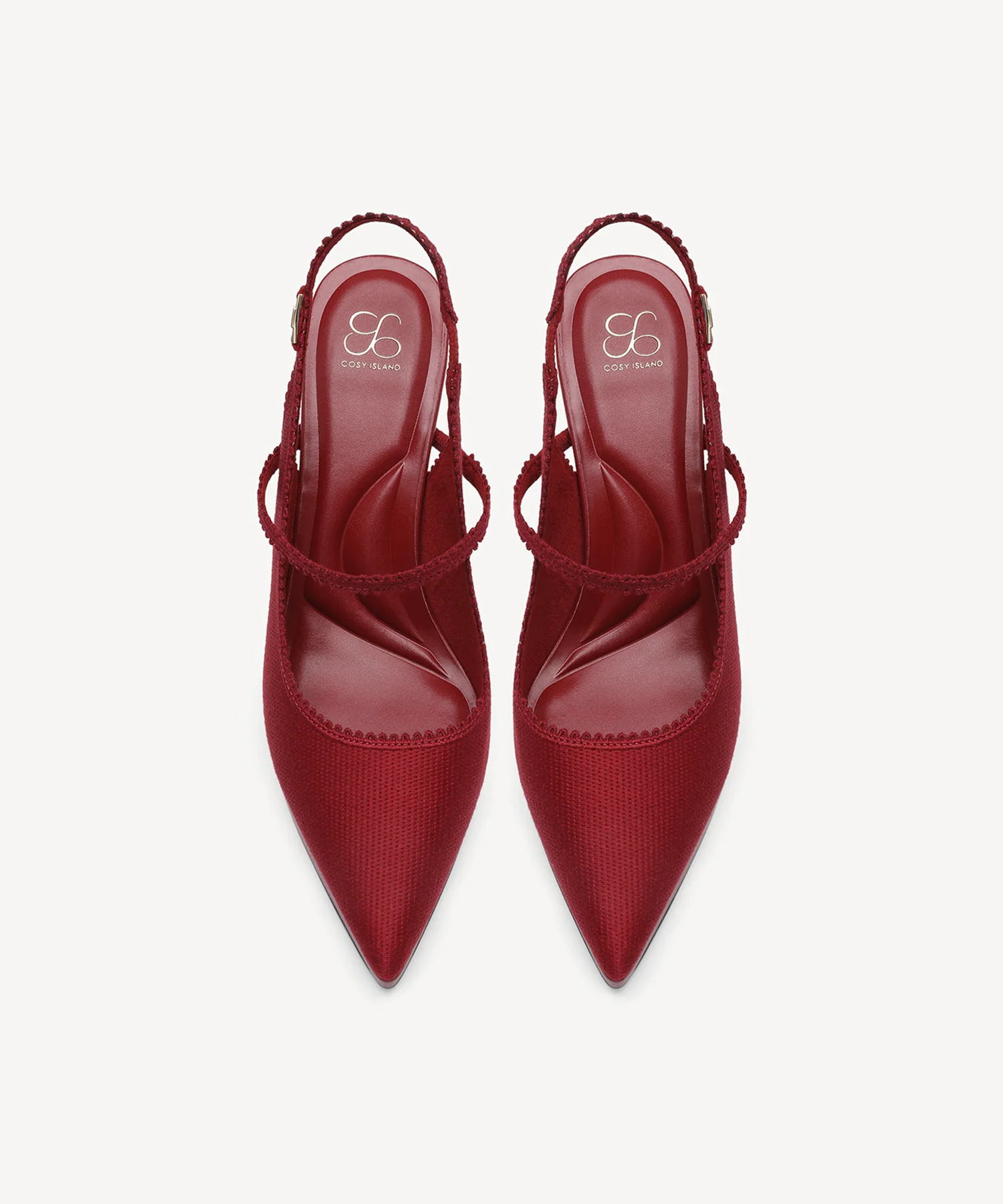 EmbroDance Pointed Toe Platform Heeled Slingback - Image 38
