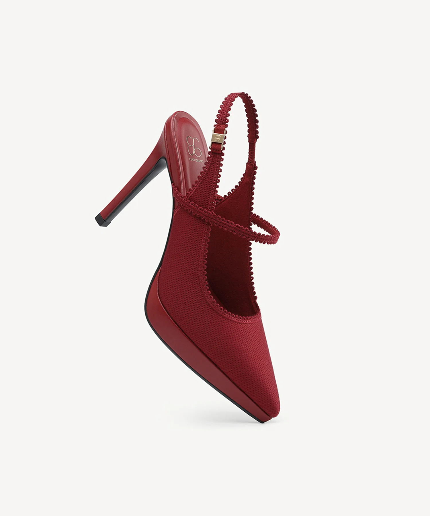 EmbroDance Pointed Toe Platform Heeled Slingback - Image 40