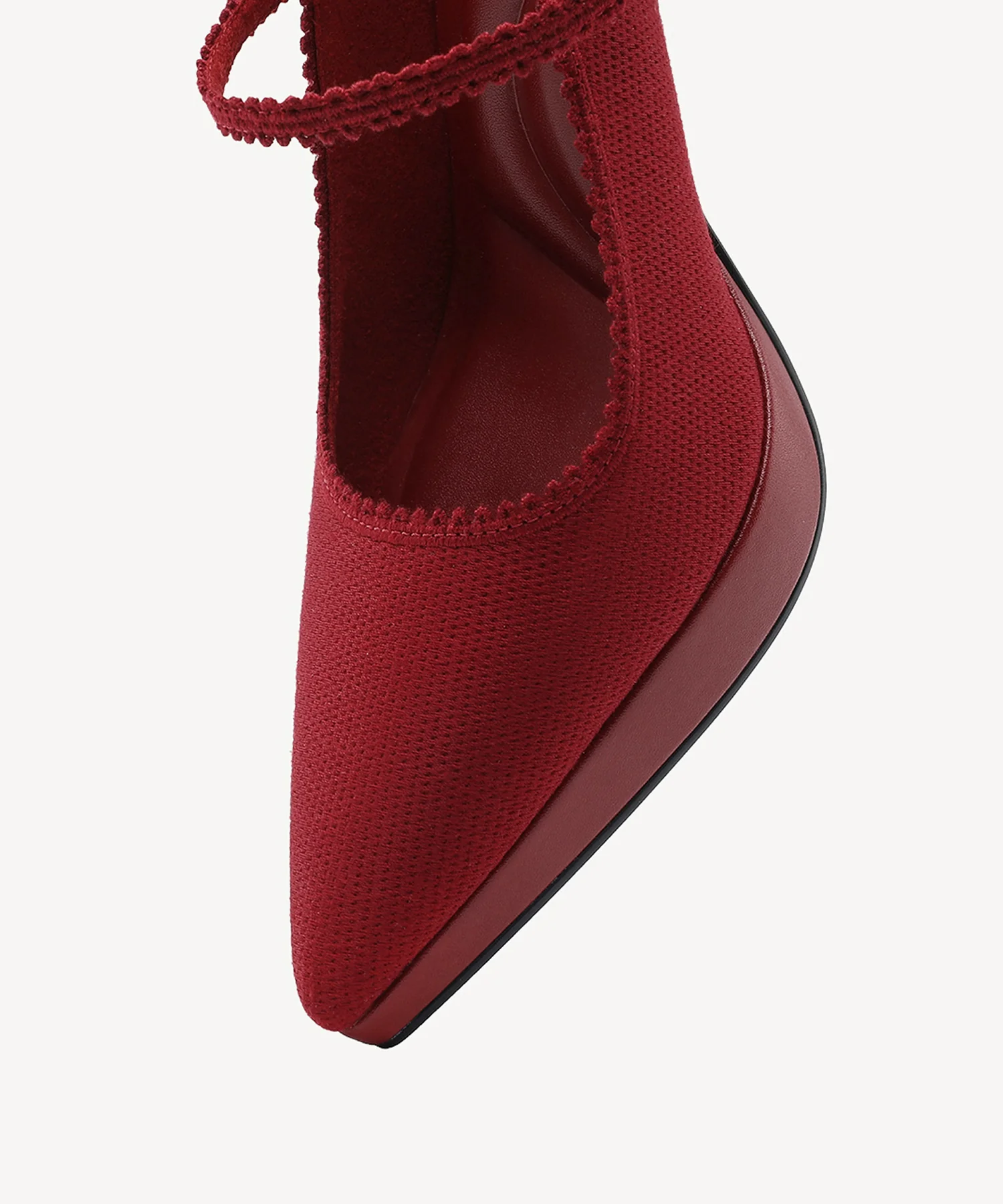 EmbroDance Pointed Toe Platform Heeled Slingback - Image 41