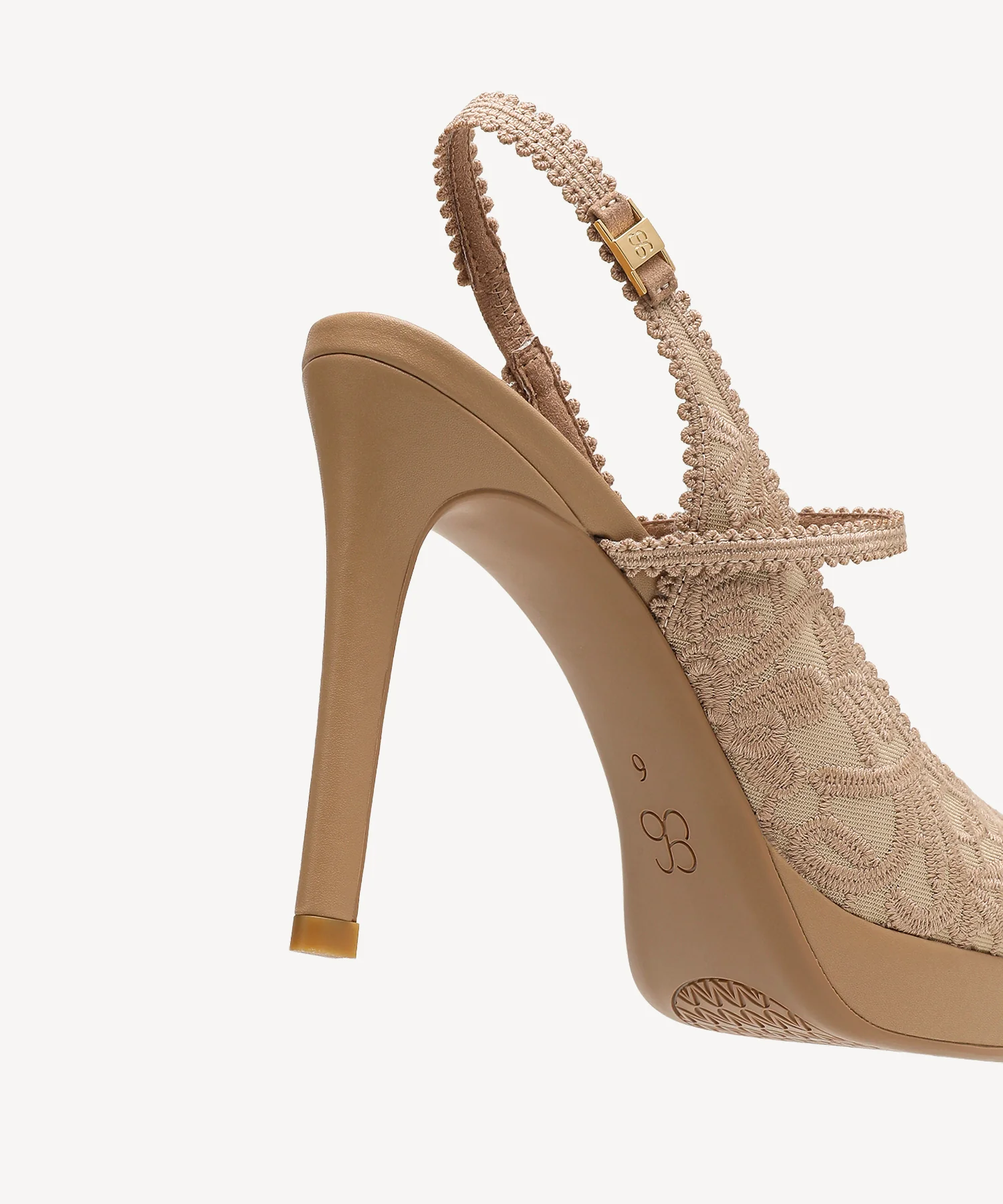 EmbroDance Pointed Toe Platform Heeled Slingback - Image 35