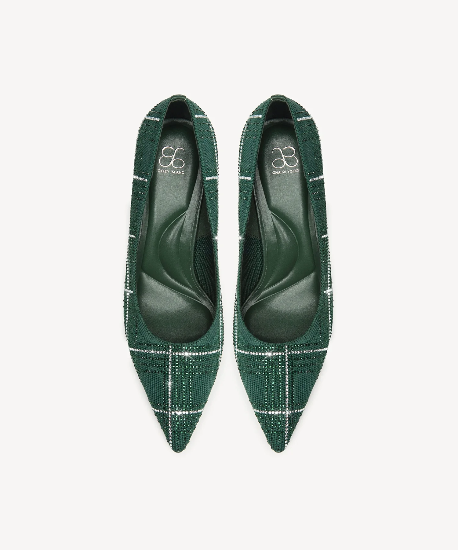 EternalPace Diamond Pointed Toe Heeled Pump - Image 51