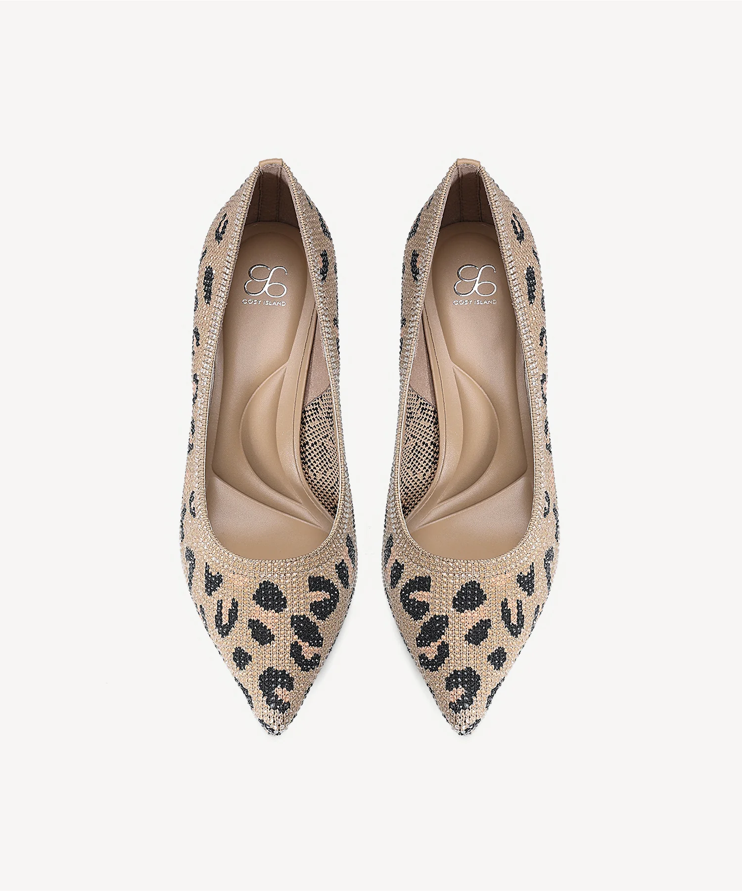 EternalPace Diamond Pointed Toe Heeled Pump - Image 23