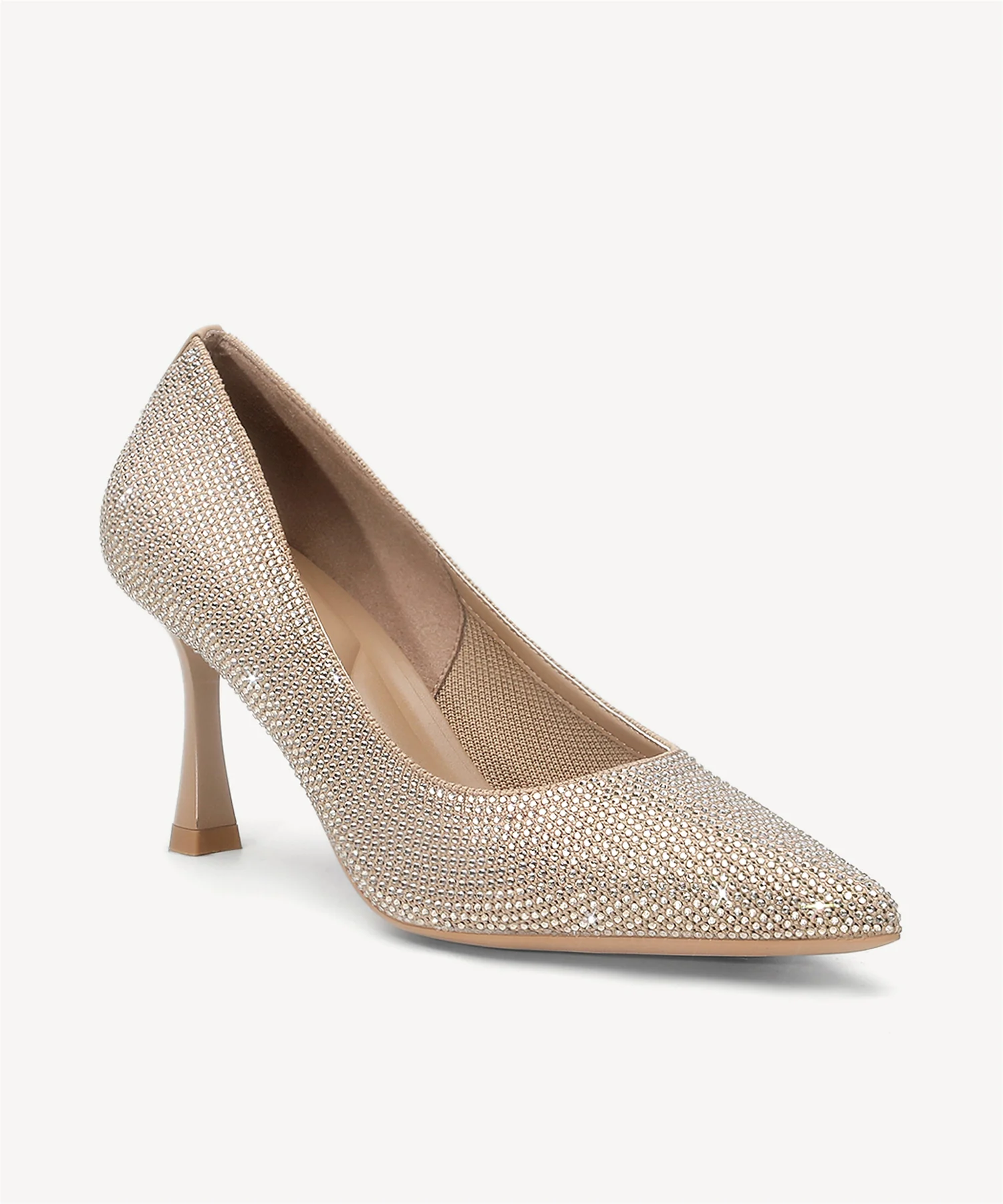 EternalPace Diamond Pointed Toe Heeled Pump - 2X Wide - Image 13