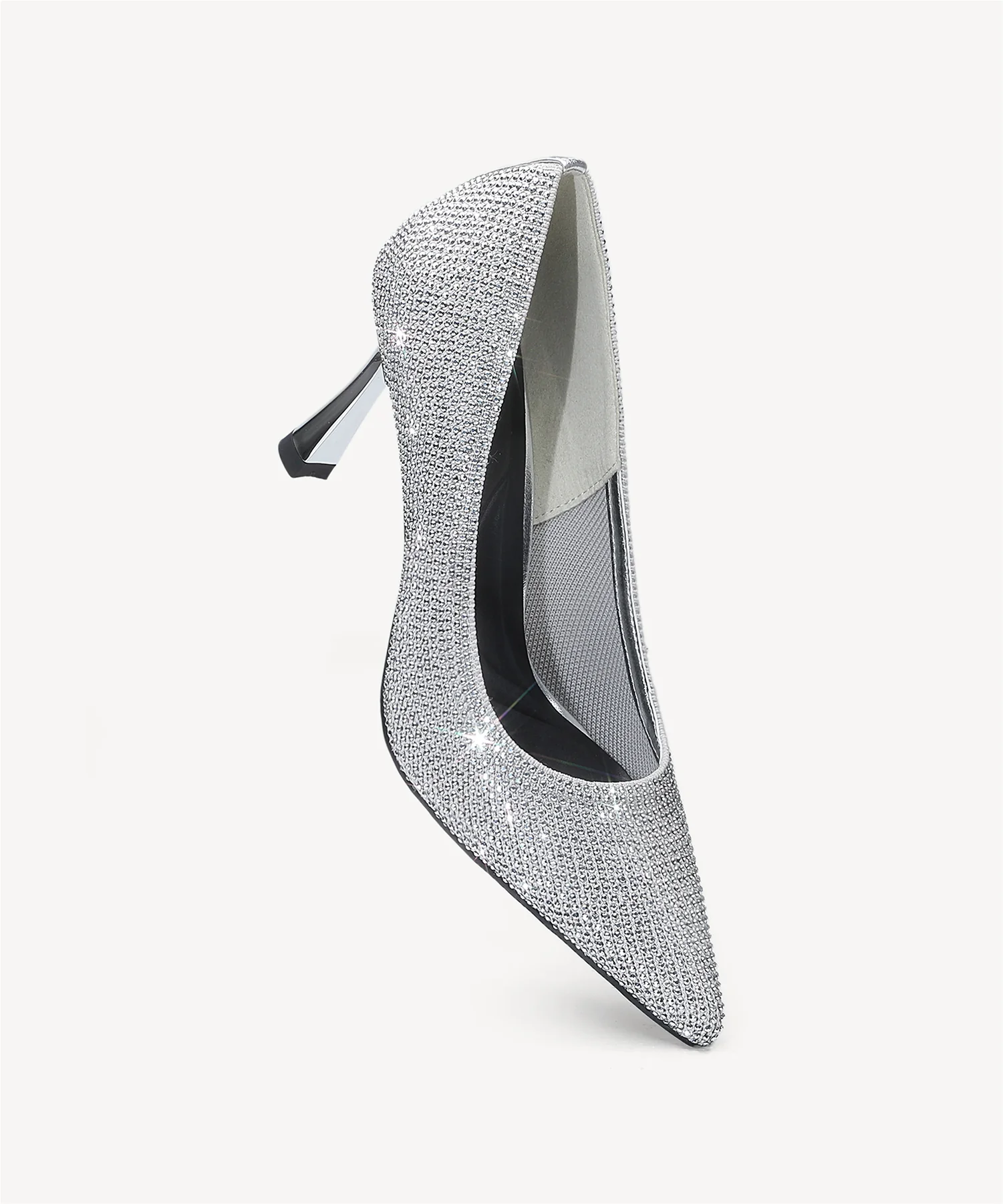 EternalPace Diamond Pointed Toe Heeled Pump - 2X Wide - Image 3