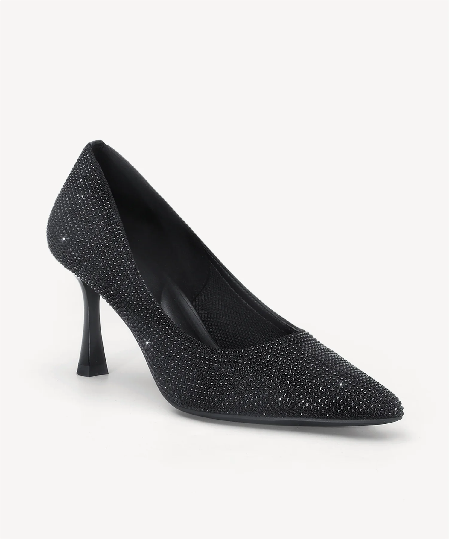 EternalPace Diamond Pointed Toe Heeled Pump - 2X Wide - Image 7