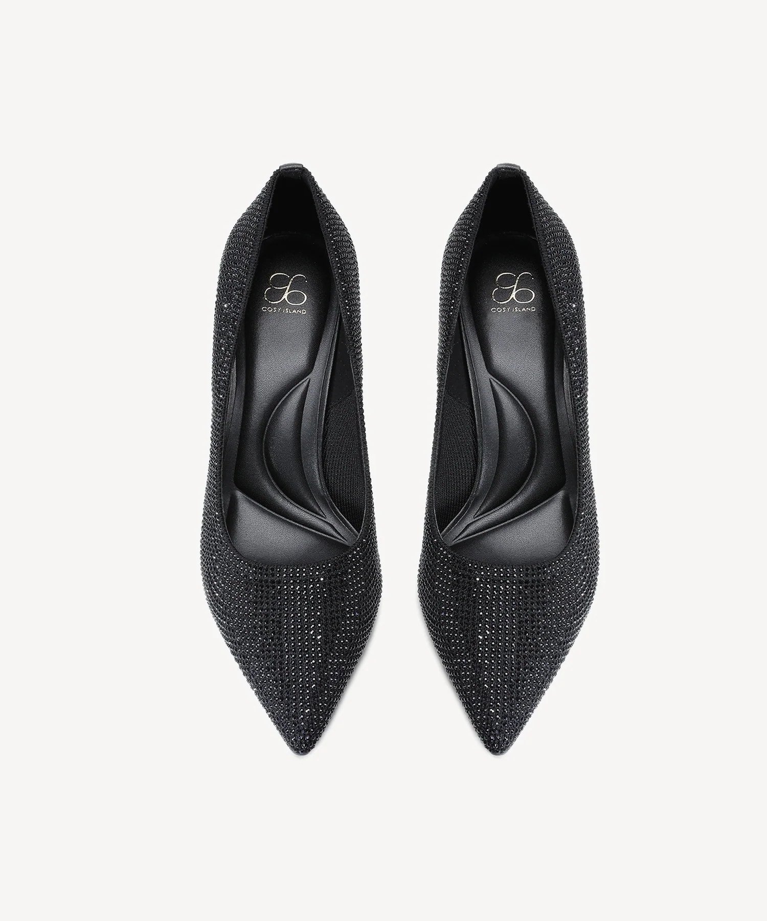 EternalPace Diamond Pointed Toe Heeled Pump - 2X Wide - Image 8